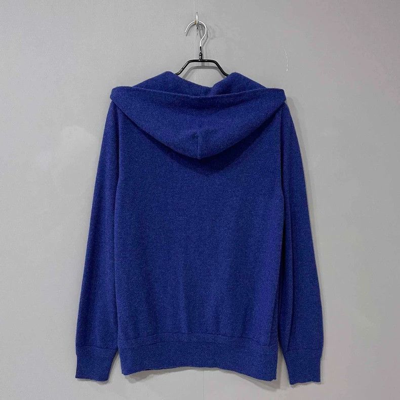 Embroidered Logo Cashmere Zip Jacket -2505