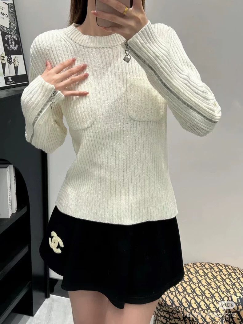 Chanel Chanel 24K new zipper long-sleeved round-neck sweater Size XS / US 0-2 / IT 36-38 - 7 Thumbnail