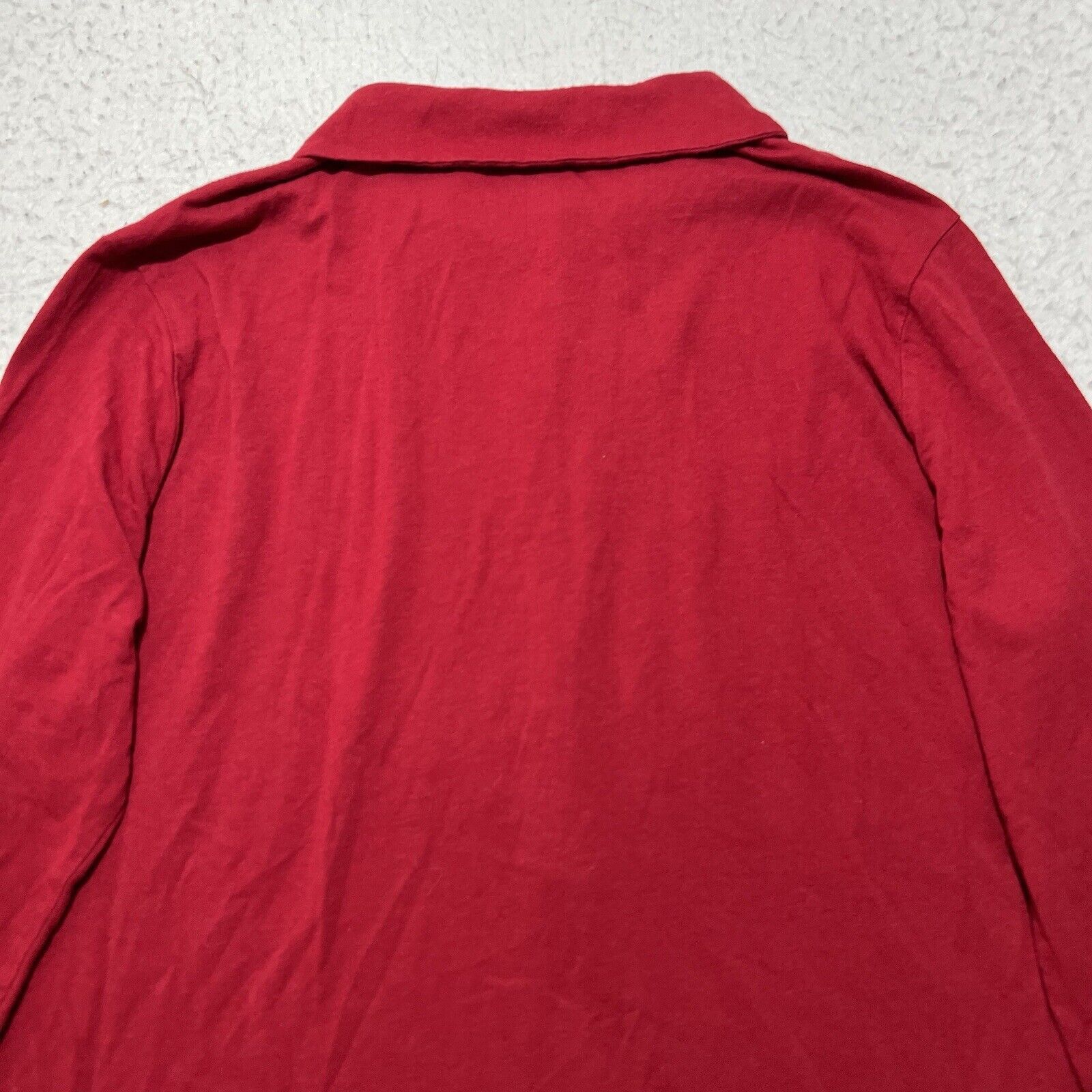 Other Talbots Medium Collared Top Lettuce Trim Button Up Shirt Size M / US 6-8 / IT 42-44 - 10 Thumbnail