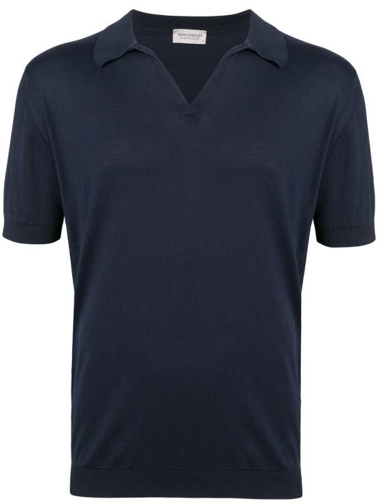 John Smedley JOHN SMEDLEY Men T-Shirts NOAH NAVY Blue Size US XL / EU 56 / 4 - 1 Thumbnail