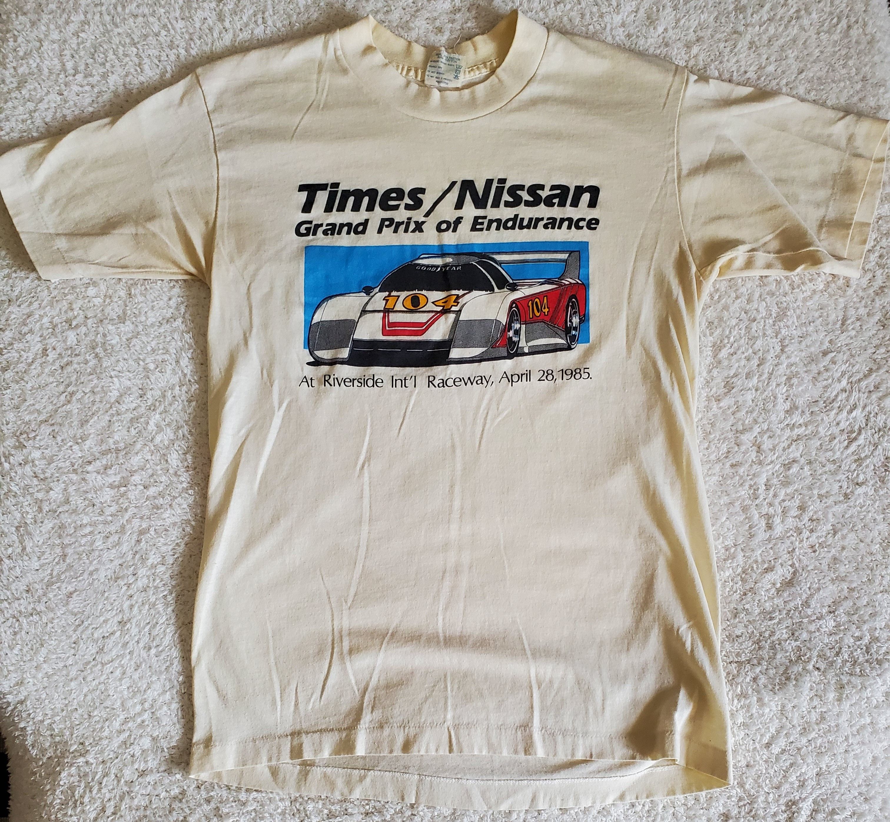 Vintage Times nissan racing formula 1 vintage 1980s Size US M / EU 48-50 / 2 - 1 Thumbnail