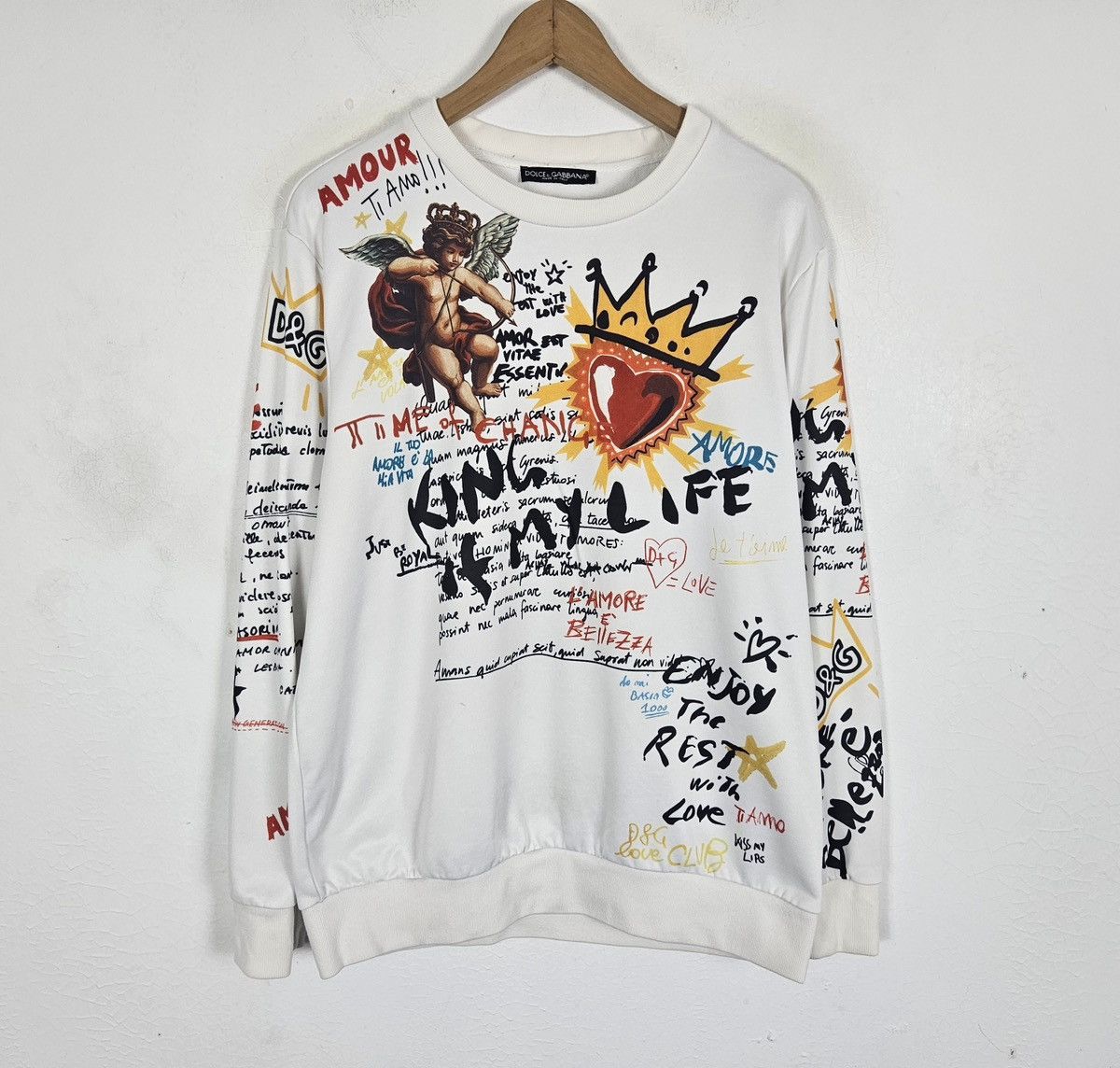 Dolce & Gabbana Dolce & Gabbana King Of My Life sweatshirt Size US XXL / EU 58 / 5 - 3 Thumbnail