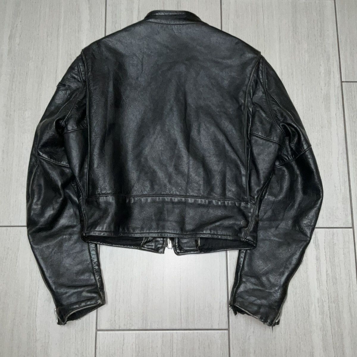 Harley Davidson Vintage Leather Harley Davidson Moto Jacket Size US XS / EU 42 / 0 - 7 Thumbnail