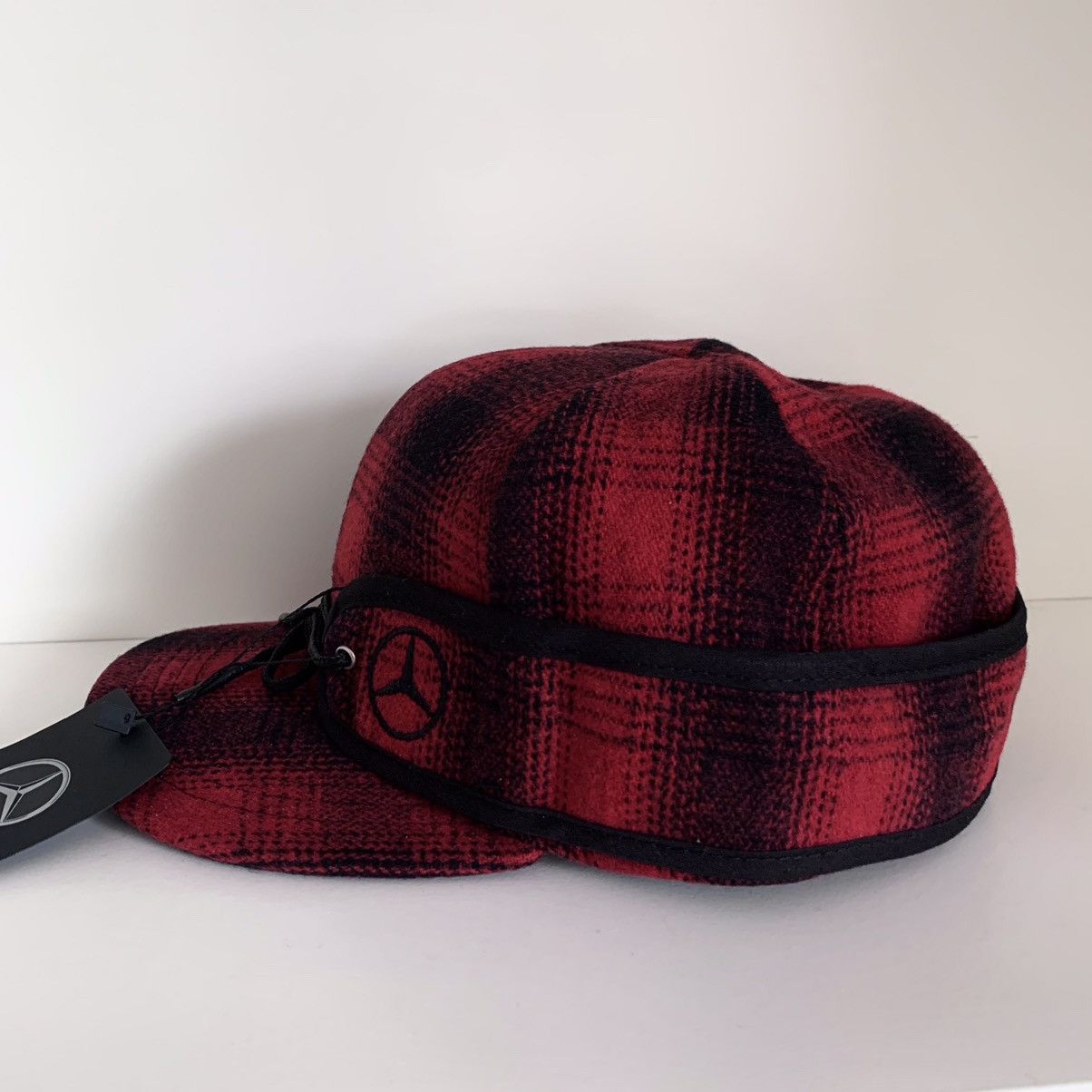 Mercedes-Benz Wool plaid camper cap hat Size ONE SIZE - 16 Thumbnail