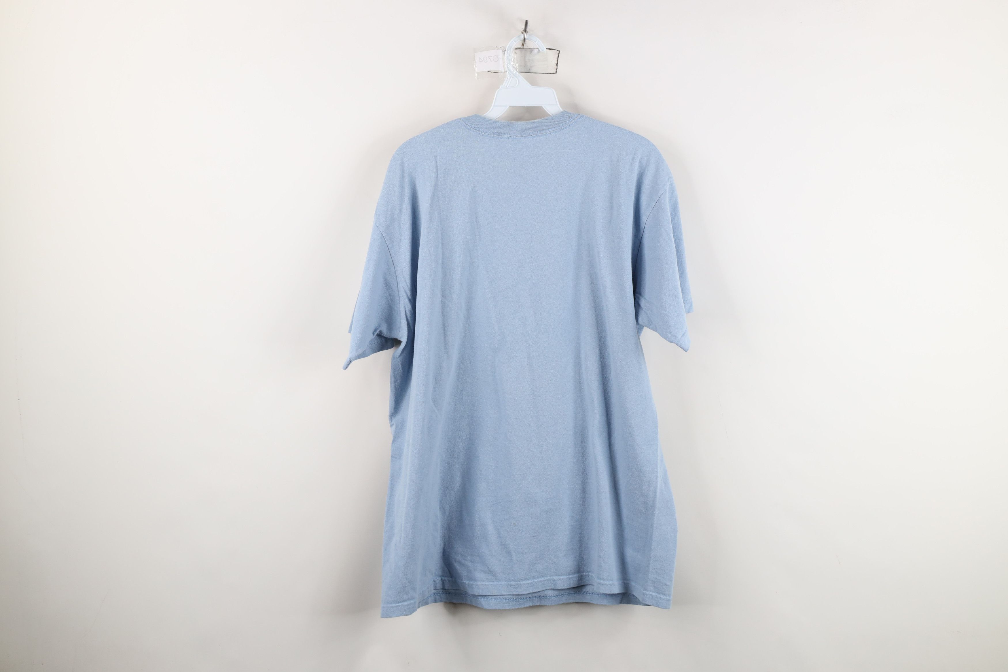 Vintage Vintage 90s Cape Coral Manatee Short Sleeve T-Shirt Blue Size US L / EU 52-54 / 3 - 12 Thumbnail