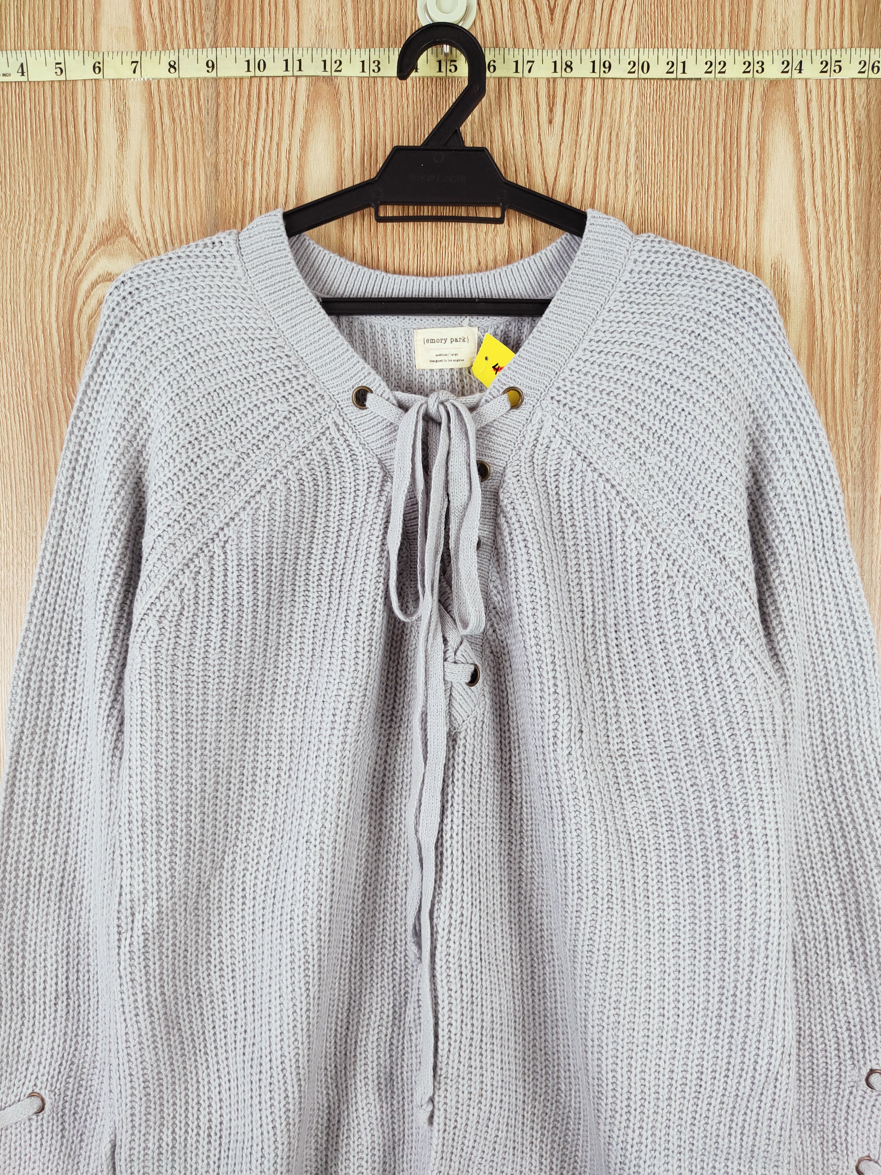 Vintage Emory Park Blue Knitwear Sweatshirts #W358 Size L / US 10 / IT 46 - 2 Thumbnail