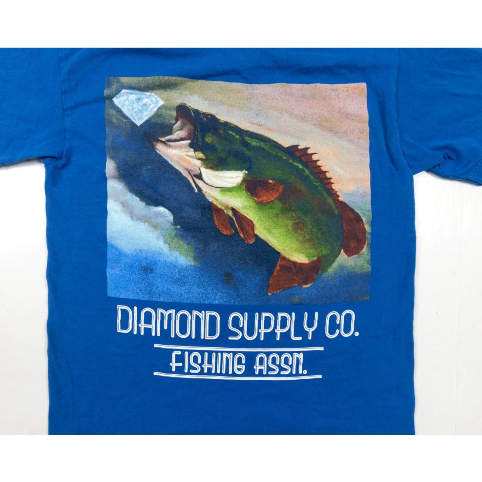 Diamond Supply Co. Diamond Supply Co. Skateboarding T-Shirt Adult Small Blue Short Sleeve Graphic Tee Mens Size US S / EU 44-46 / 1 - 2 Thumbnail