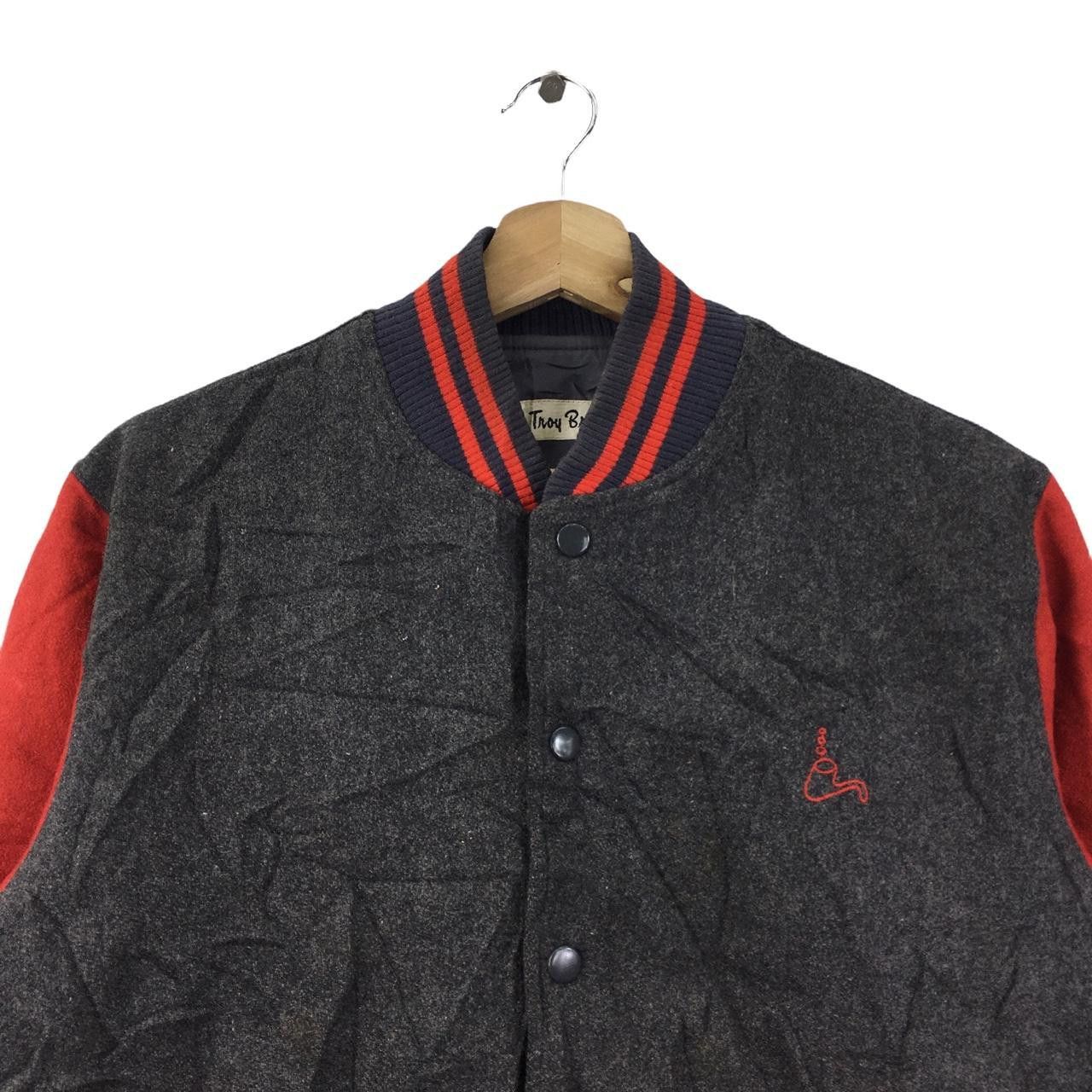 Vintage Vtg 80’ TROY BROS ITALY Baseball Varsity Bomber Jacket Size US M / EU 48-50 / 2 - 2 Thumbnail