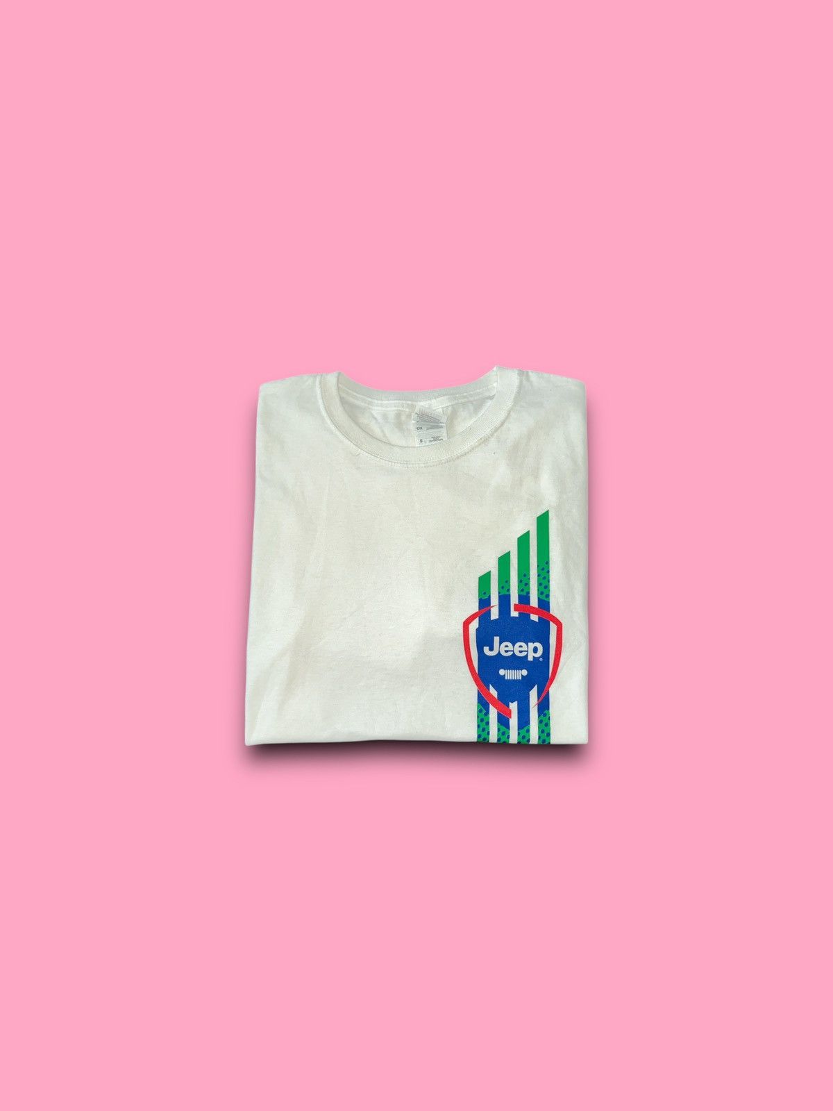 Vintage Vintage Jeep grill stripes fruit of the loom t-shirt small Size US S / EU 44-46 / 1 - 1 Thumbnail
