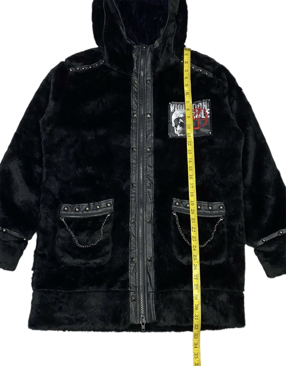 Sex Pot ReVeNGe Sex Pot Revenge Punk Faux Fur Hoodie Jacket Size L / US 10 / IT 46 - 20 Thumbnail