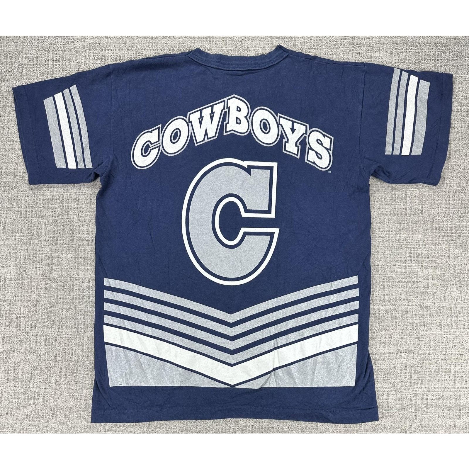 Salem Sportswear Vintage Dallas Cowboys Shirt Mens Large Blue NFL Salem Size US L / EU 52-54 / 3 - 10 Thumbnail