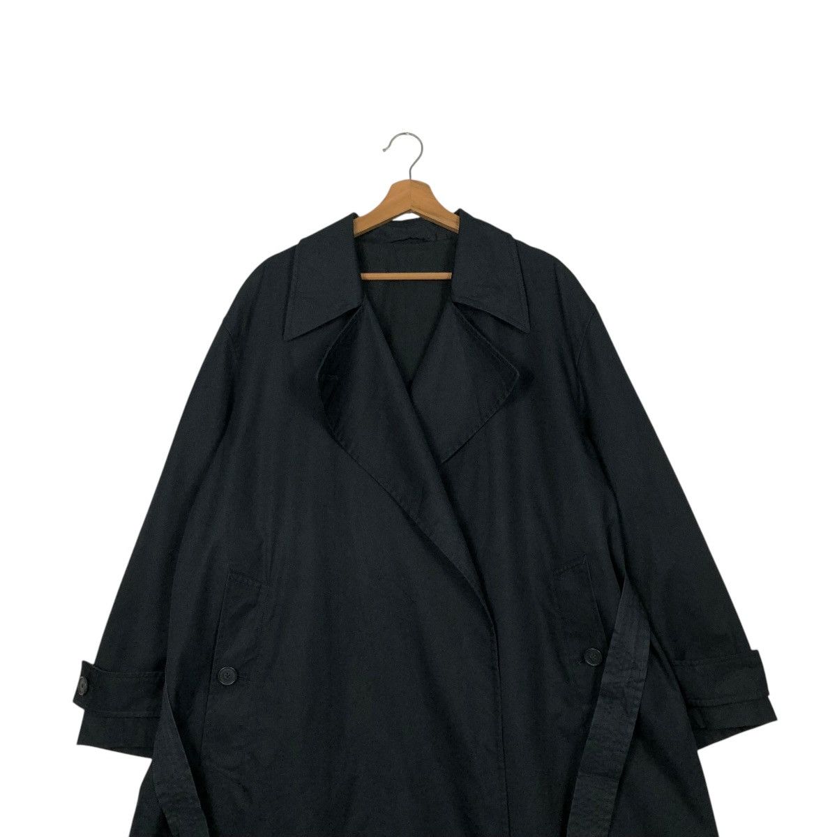 Japanese Brand 🔥RICH BLACK ICONIC LONG JACKET UNIQLO UNDERCOVER Size US XL / EU 56 / 4 - 5 Thumbnail