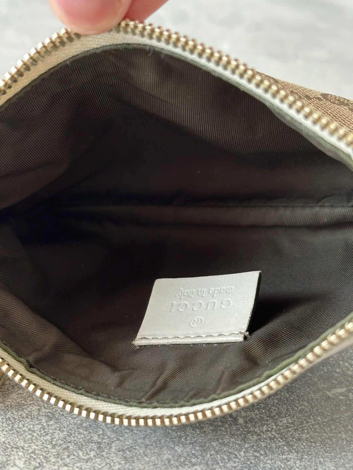 Gucci Gucci Mini Monogram Cross Body bag White/Beige 212216 Size ONE SIZE - 12 Thumbnail