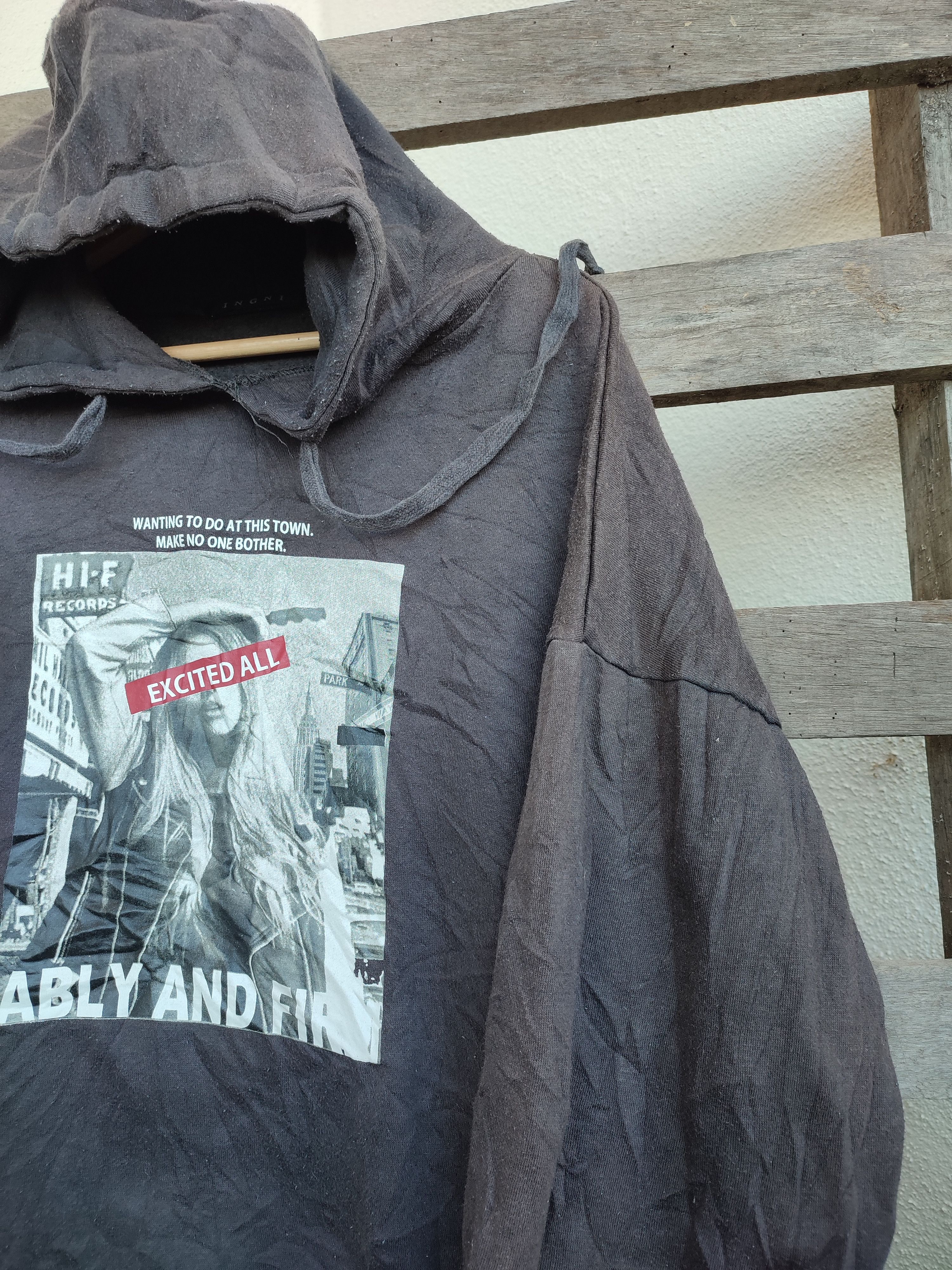 Japanese Brand Japanese Brand INGNI Naked Hoodies Vintage Size US XL / EU 56 / 4 - 5 Thumbnail