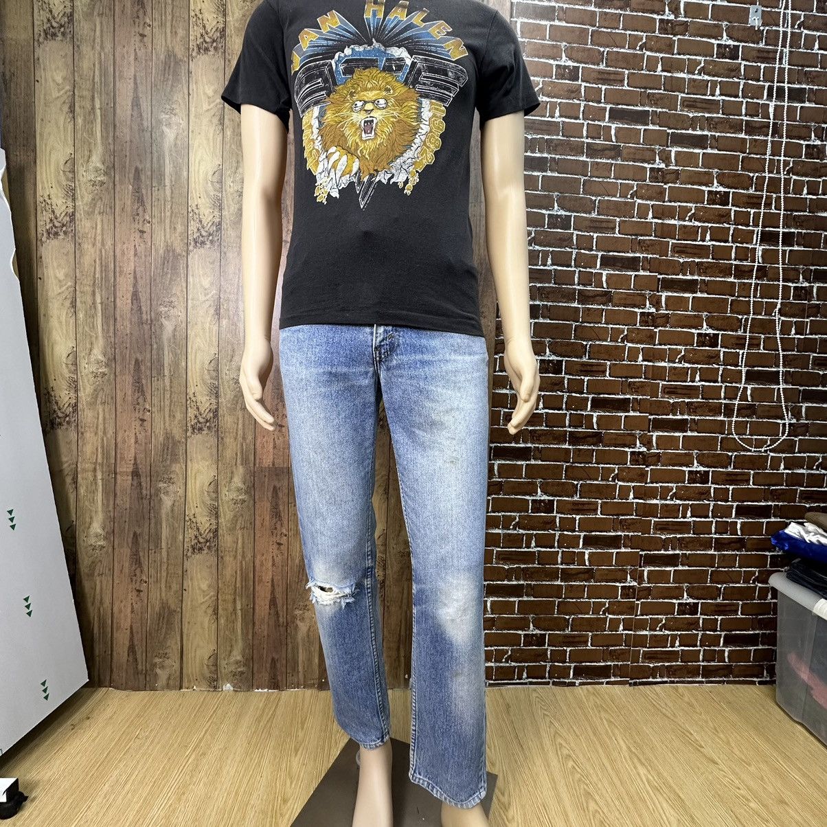 Levi's Vintage Levis 606 Faded Washed Distressed Denim 30x29 D564 Size US 30 / EU 46 - 18 Thumbnail