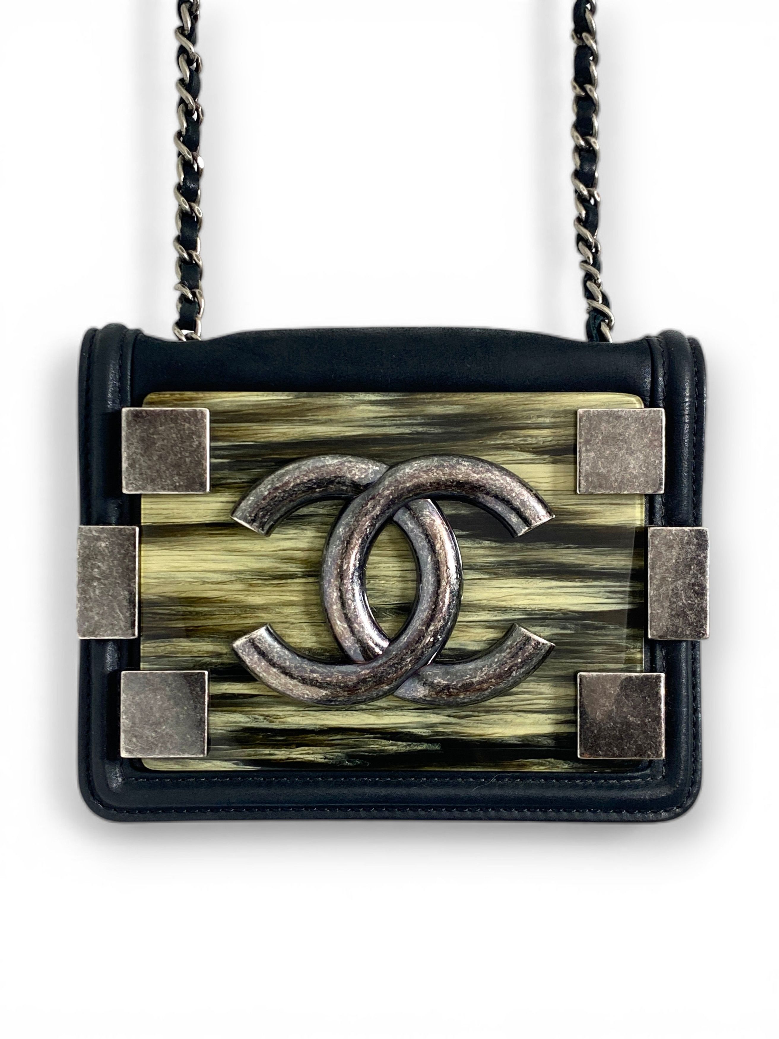 Chanel Chanel CC Logo Boy Brick Leather Flap Shoulder Cross Bag Size ONE SIZE - 6 Thumbnail