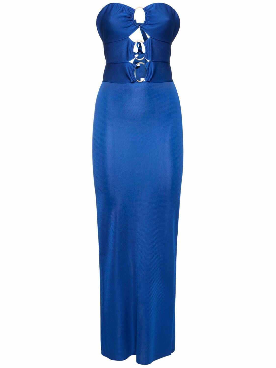 o1y0126 Maxi Dress in Bright Blue