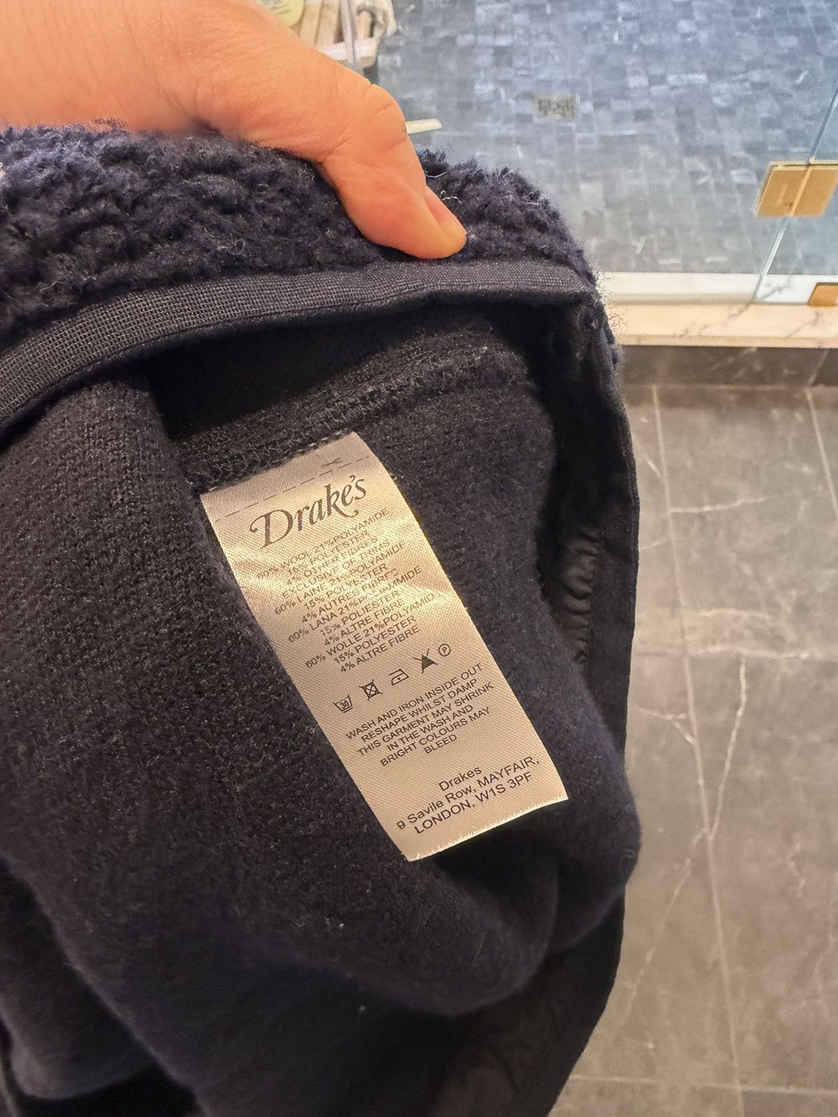 Drake's Drake’s Military Fleece Sweatshirt Crewneck Boucle Wool Size US L / EU 52-54 / 3 - 5 Thumbnail