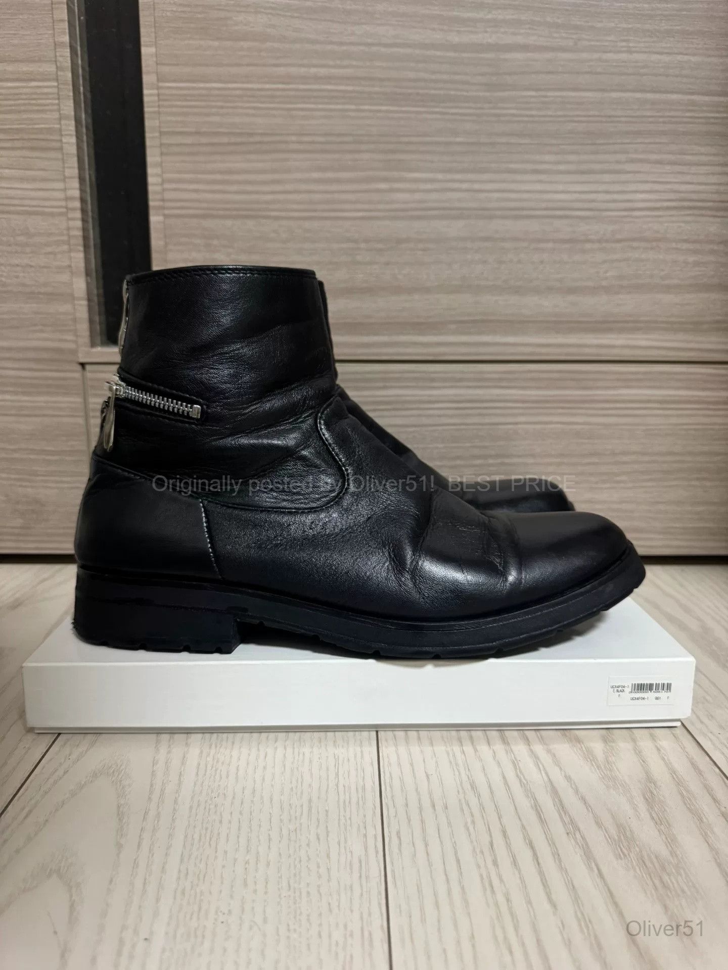 14th Addiction 14th Addiction Distressed Cross Zip Ankle BFAGBB264 Size US 8 / EU 41 - 5 Thumbnail