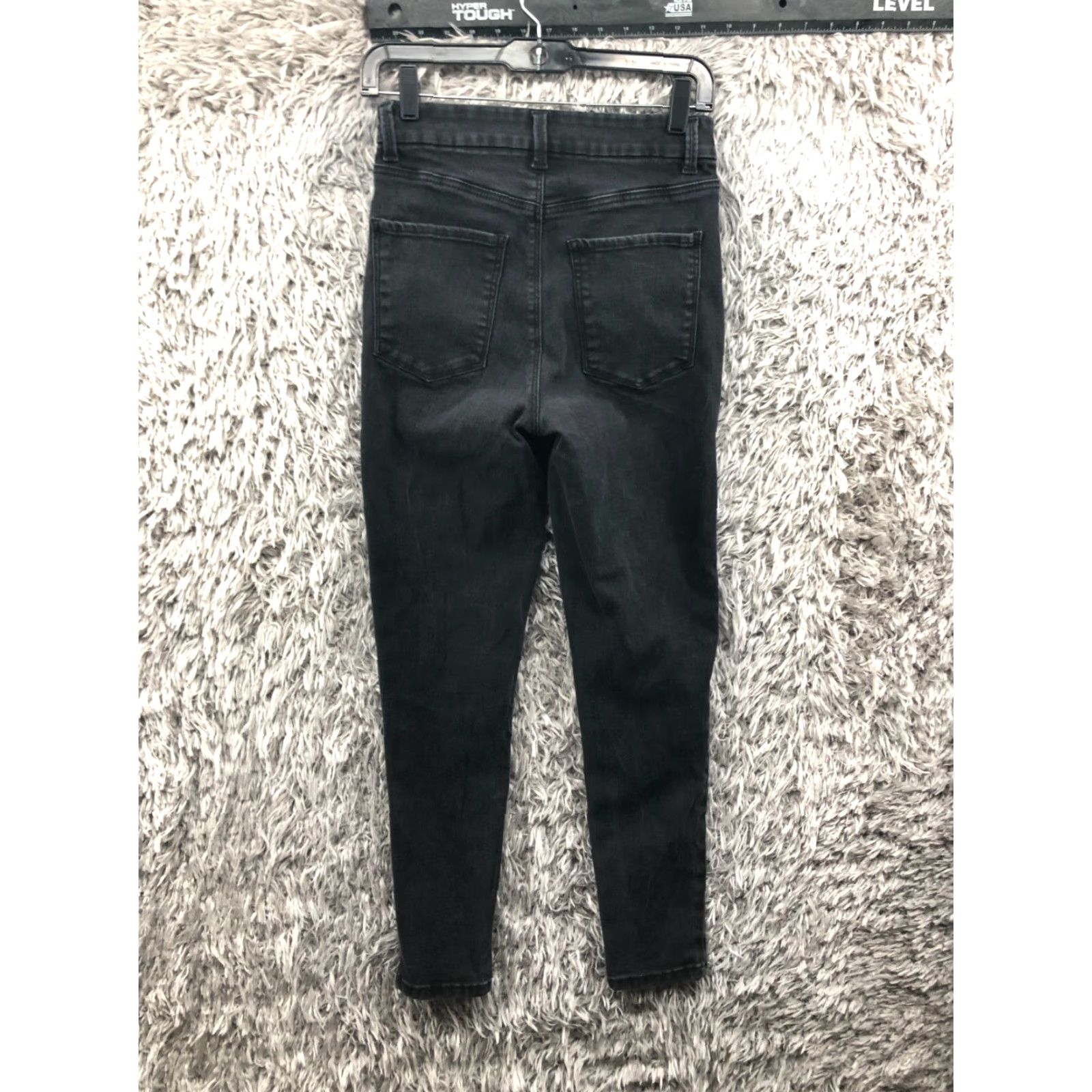 Vintage No Boundaries Jeans Skinny Jeans Size 9 Juniors Dark Wash Black Rise High 27in 5-Pocket Denim Cotton Modern Size 30" / US 8 / IT 44 - 5 Thumbnail