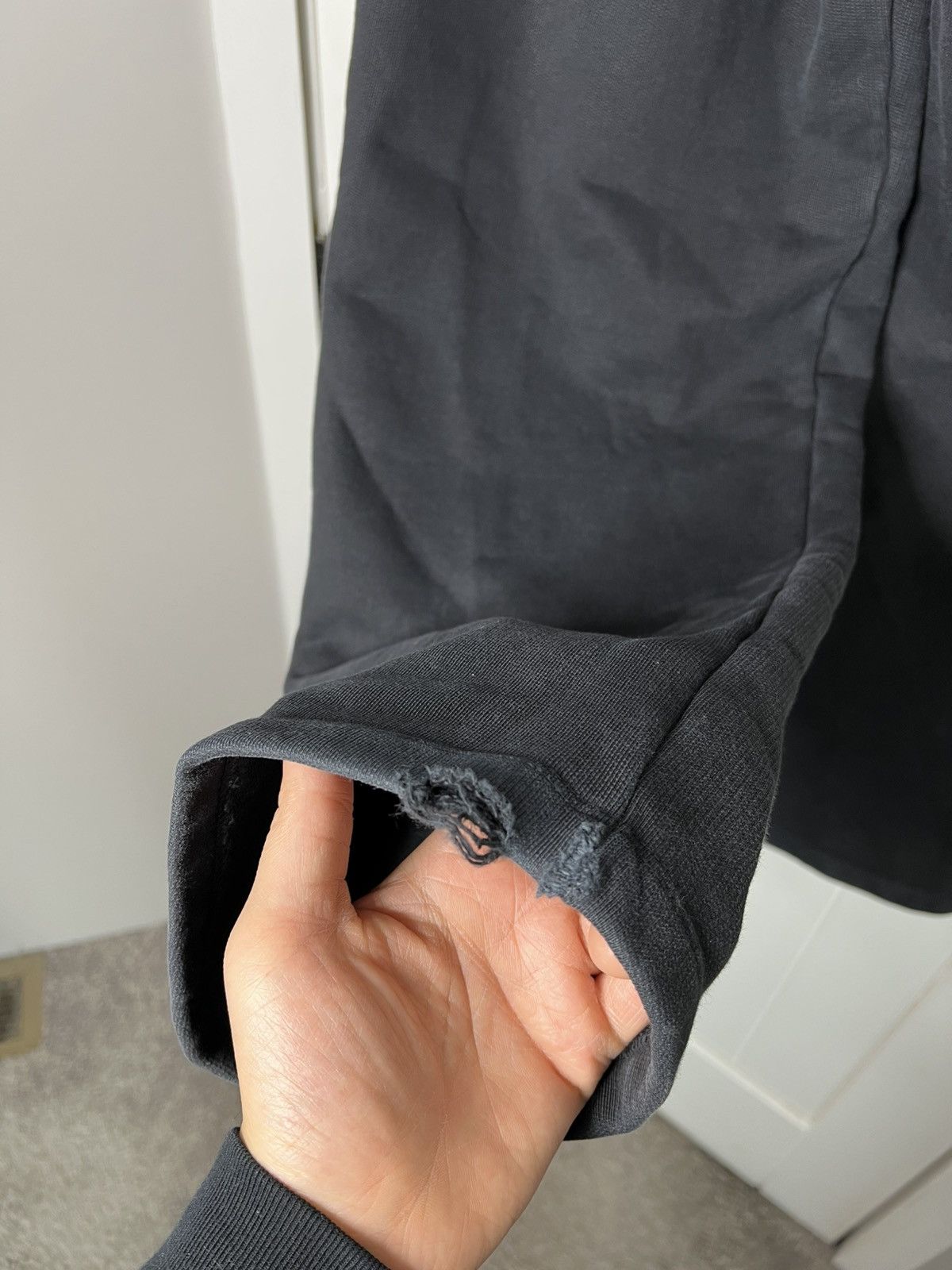 Other Velour Garments 600 GSM ‘Anthracite' Straight-leg Pants × 1 Size US 32 / EU 48 - 6 Thumbnail