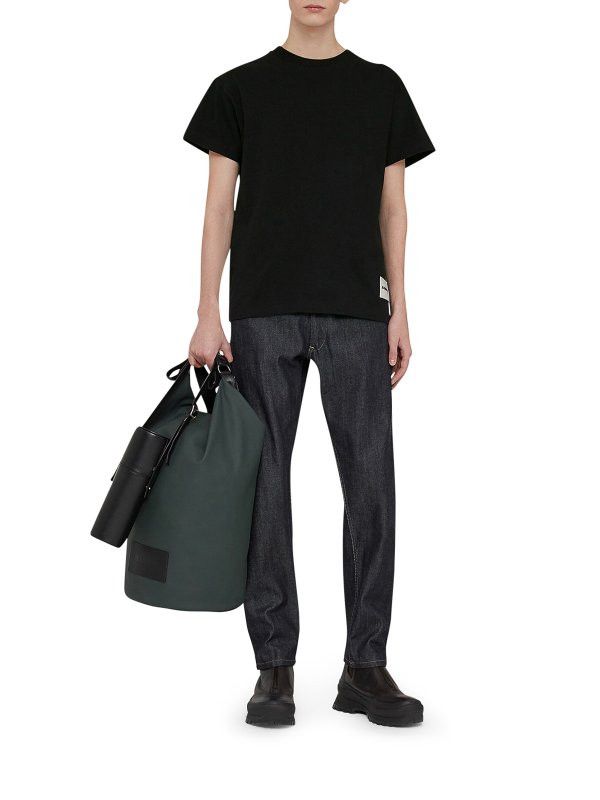 Jil Sander o1y1124 Short Sleeves T-Shirt in Black Size US XS / EU 42 / 0 - 2 Thumbnail