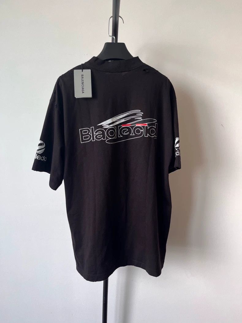 Balenciaga Balenciaga Logo Print Crew Neck T-Shirt Size US XS / EU 42 / 0 - 2 Thumbnail