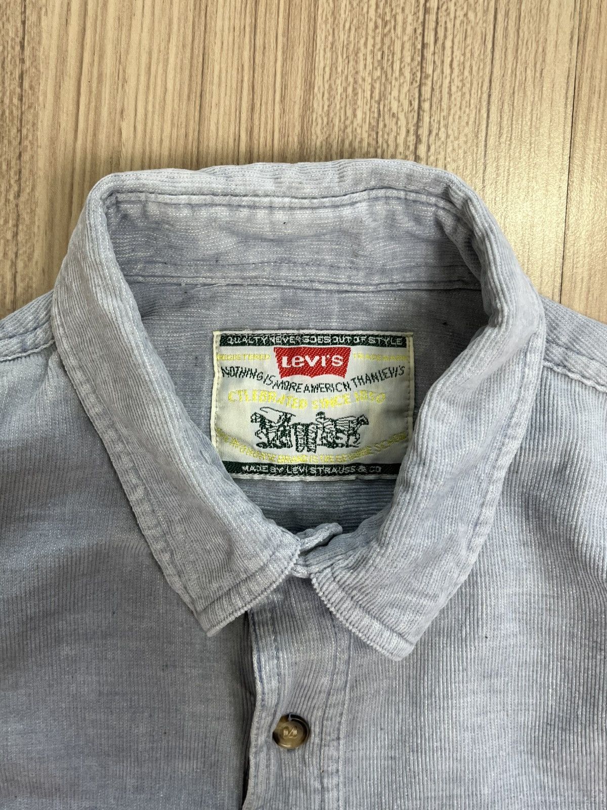 Levi's Vintage Levi’s Corduroy Long Sleeve Shirt Size US M / EU 48-50 / 2 - 5 Thumbnail