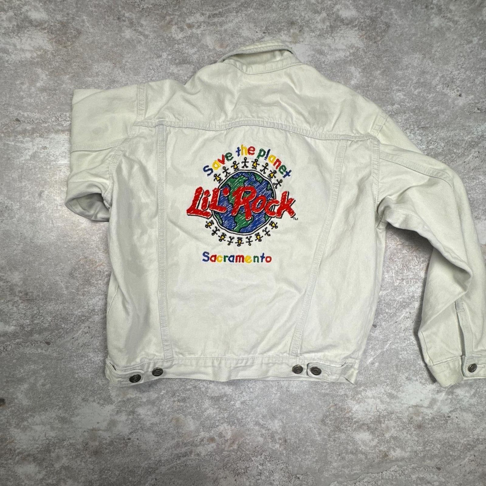 Hard Rock Cafe Vintage Hard Rock Cafe Denim Jean Jacket – Size Large Size L / US 10 / IT 46 - 2 Thumbnail