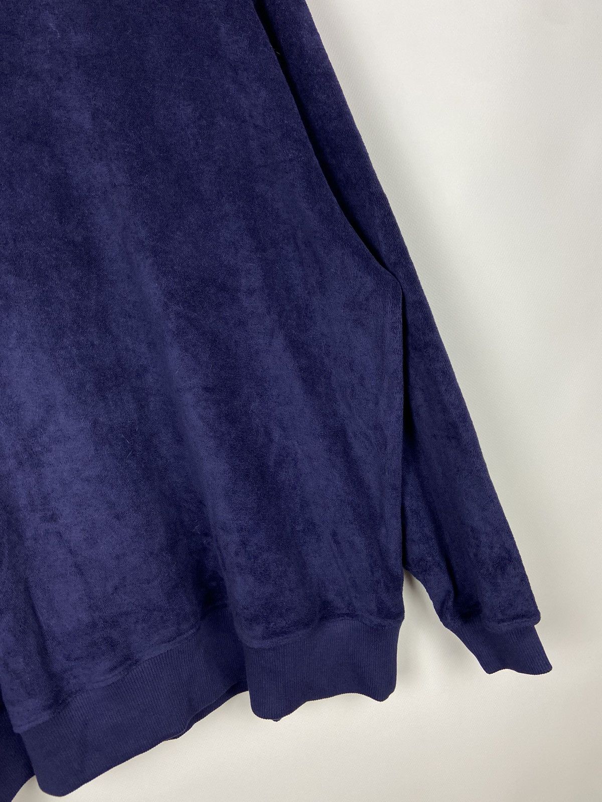 YMC YMC Daisy Terry Towelling Crew Sweatshirt Mens Blue Sz XL Size US XL / EU 56 / 4 - 7 Thumbnail