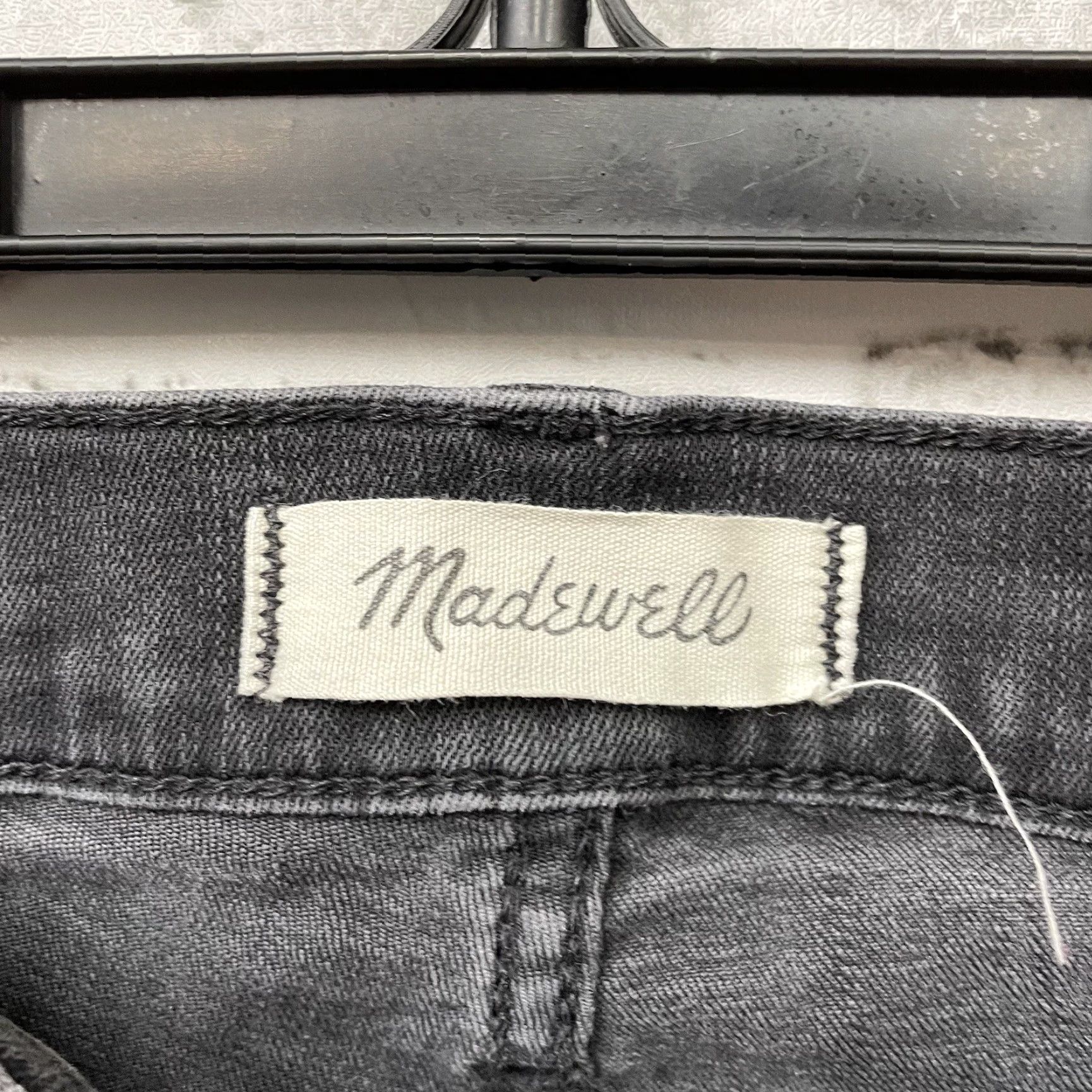 Madewell VINTAGE Madewell Gray Jeans 10” High-Rise Button-Fly Womens Petite 24 Straight Gray Jeans Size 24 Womens Size 42" / US 20 - 4 Thumbnail