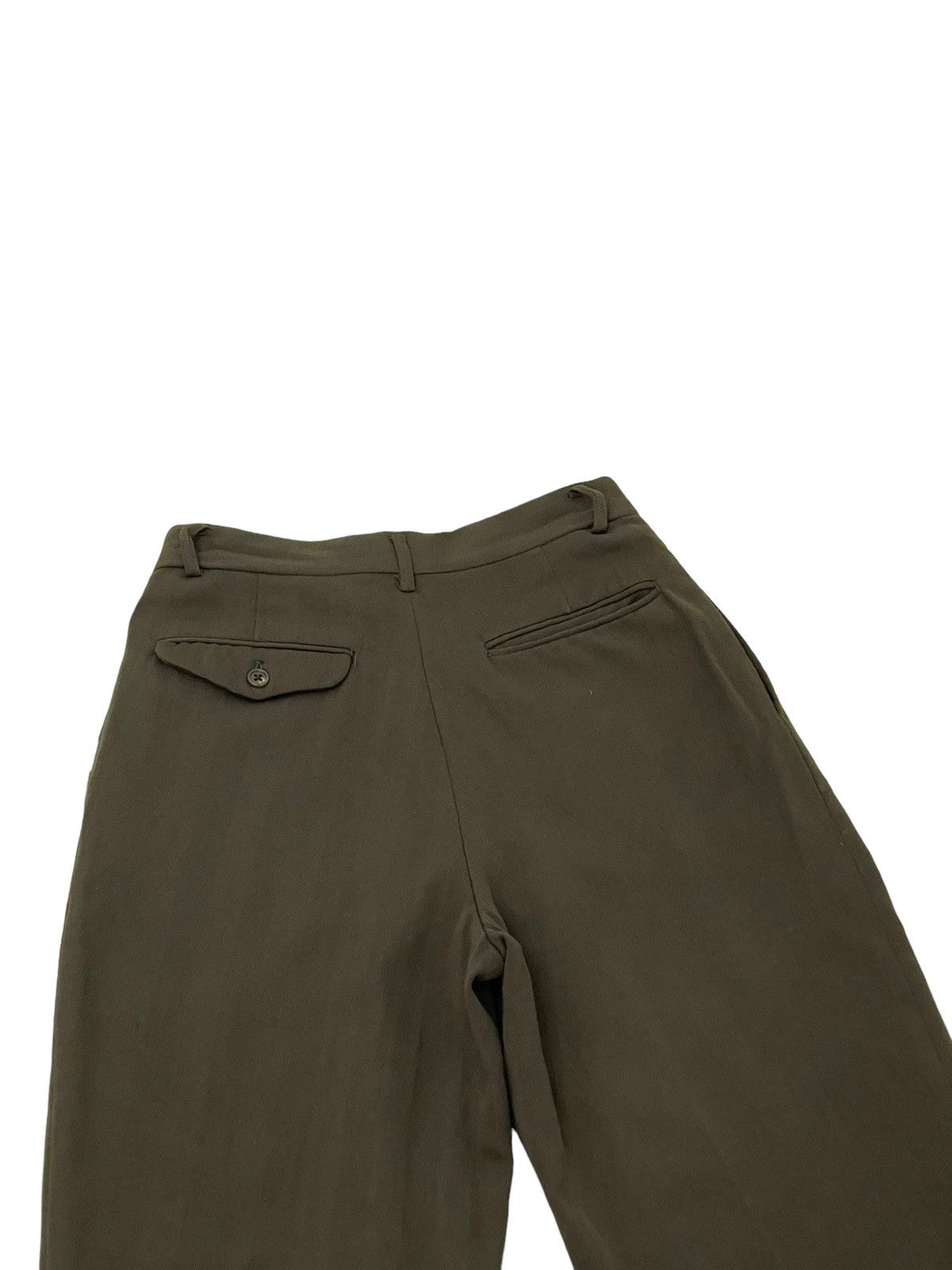 Japanese Brand Wide Baggy Tapered 90s Scoll Wool Trouser 6🟦2 Size US 28 / EU 44 - 8 Thumbnail