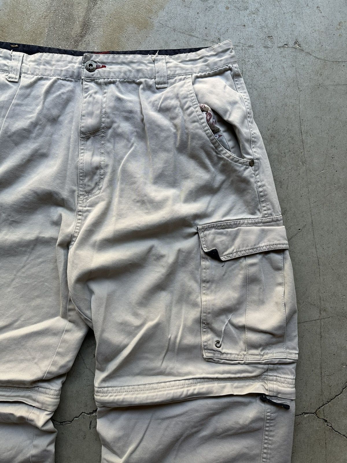 Jaded London Y2K Vintage Cream baggy cargo pants Size US 36 / EU 52 - 3 Thumbnail