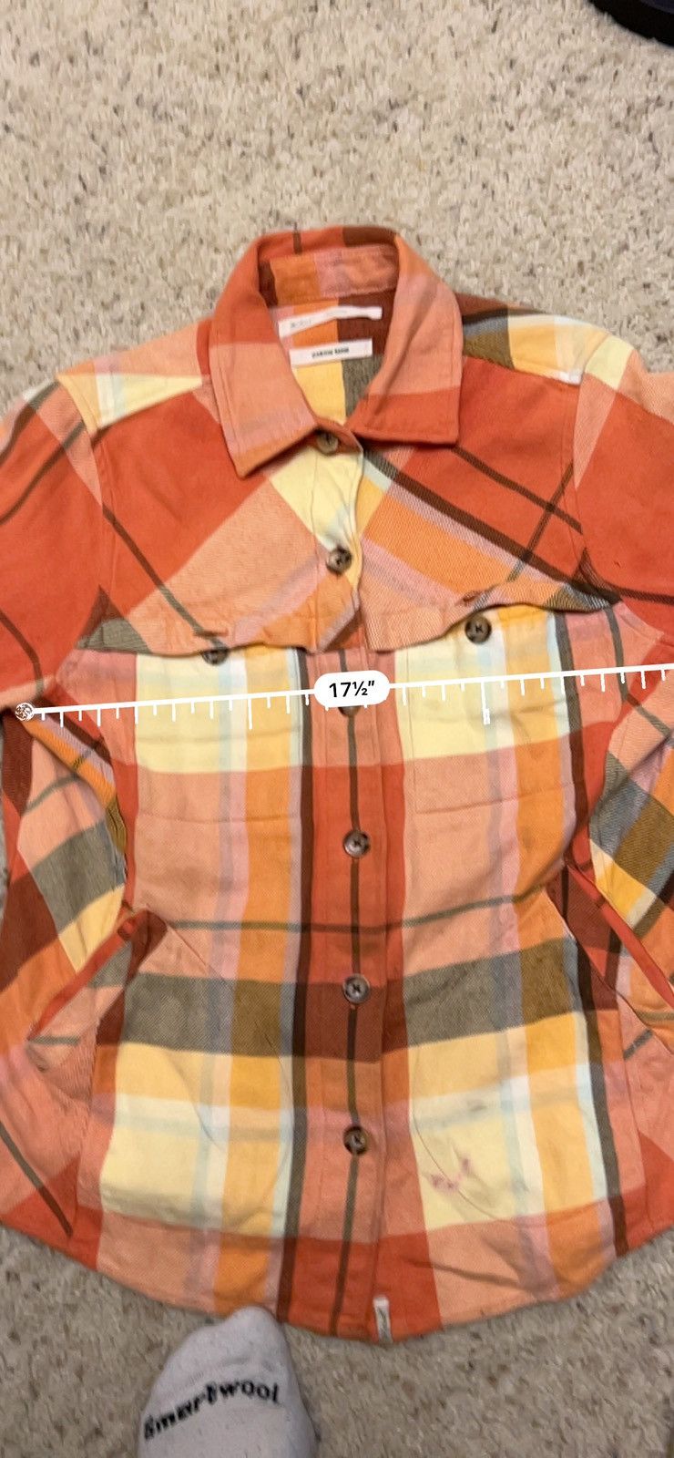 Vintage × Woolrich Woolen Mills Vintage Woolrich Oxbow orange tan plaid flannel Size US M / EU 48-50 / 2 - 7 Thumbnail