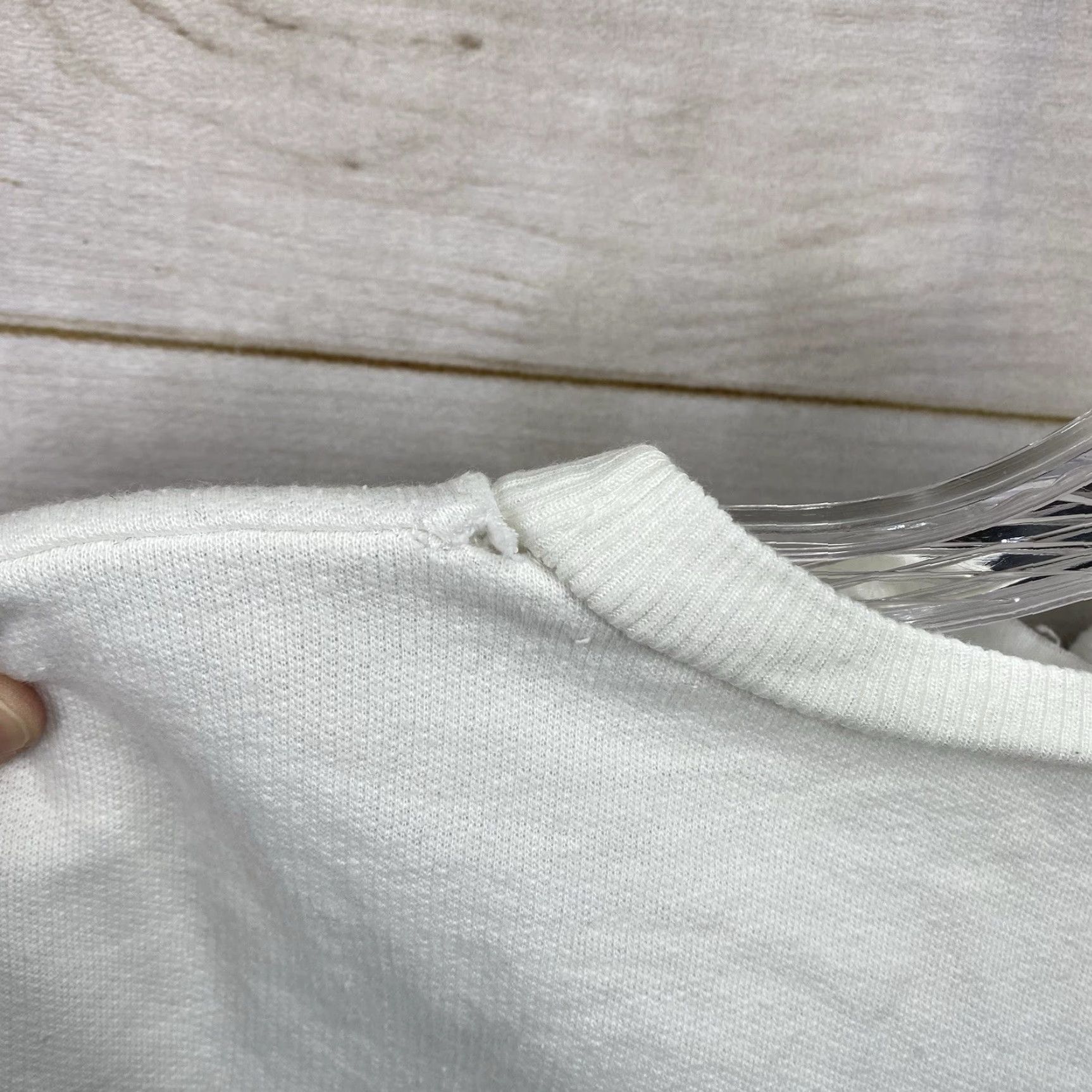 Vintage VINTAGE Deutschland Germany Men's Sweatshirt M/L White Graphic Print 80s 90s Travel Pullover Crew Neck Cotton Blend Fleece Size US M / EU 48-50 / 2 - 8 Thumbnail
