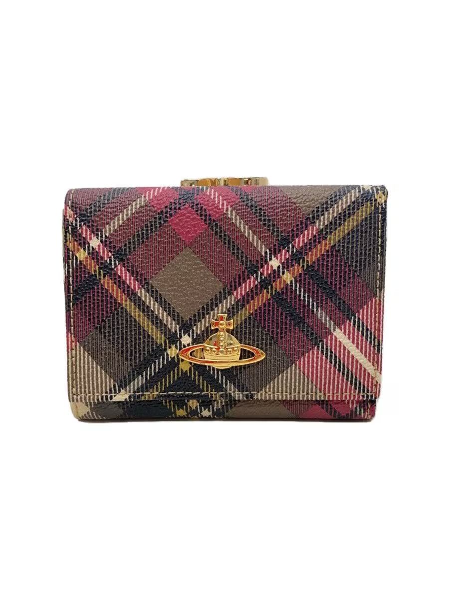 Vivienne Westwood Plaid Orb Leather Wallet Size ONE SIZE - 1 Thumbnail