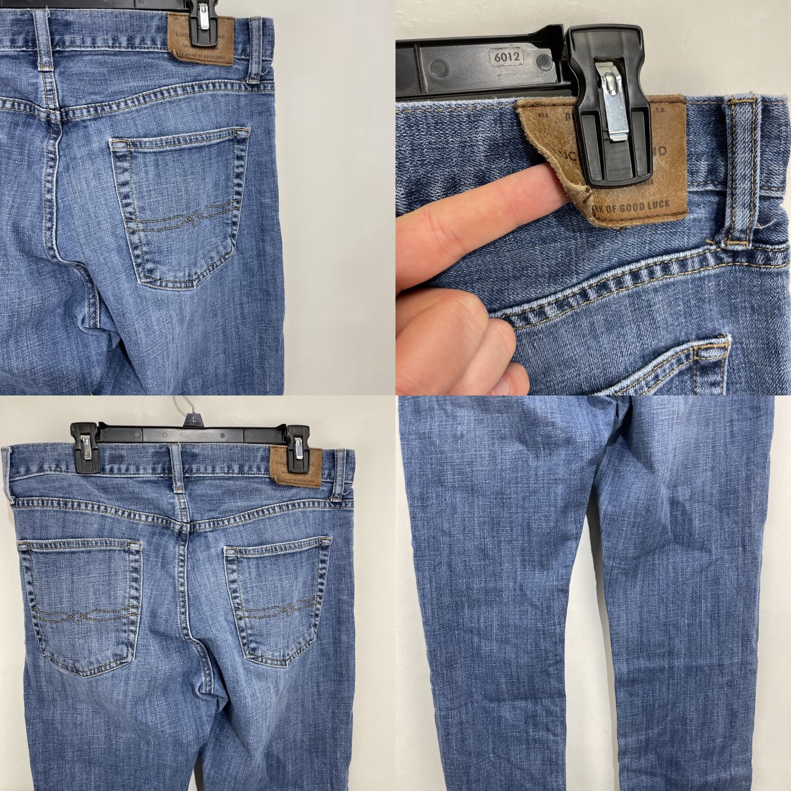 Lucky Brand Lucky Brand Mens Jeans 221 Original Straight Denim 34x30 Medium Wash Blue Size US 34 / EU 50 - 9 Thumbnail