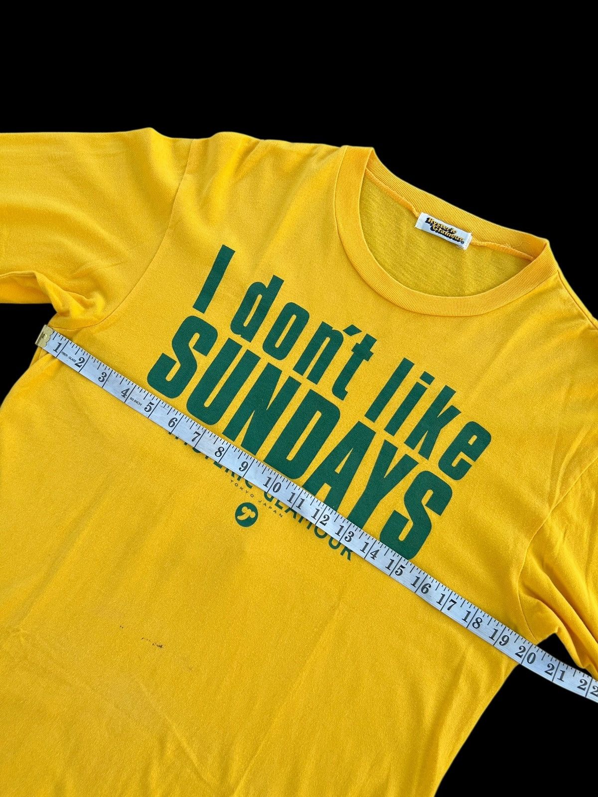 Hysteric Glamour Vintage Hysteric Glamour I dont Like Sunday Shirt Size US S / EU 44-46 / 1 - 8 Thumbnail