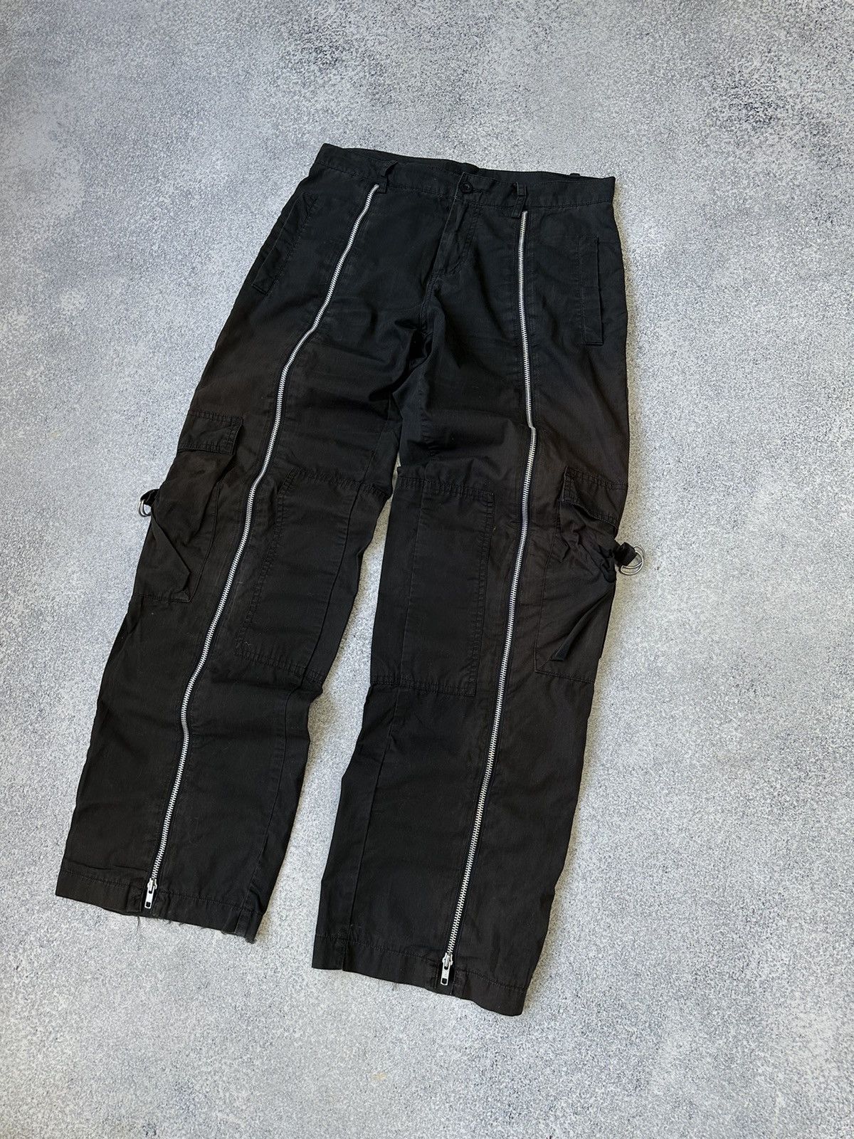 Japanese Brand × Vintage Vintage Rick Owens Style Archival Japanese Faded Pants Size US 32 / EU 48 - 2 Thumbnail
