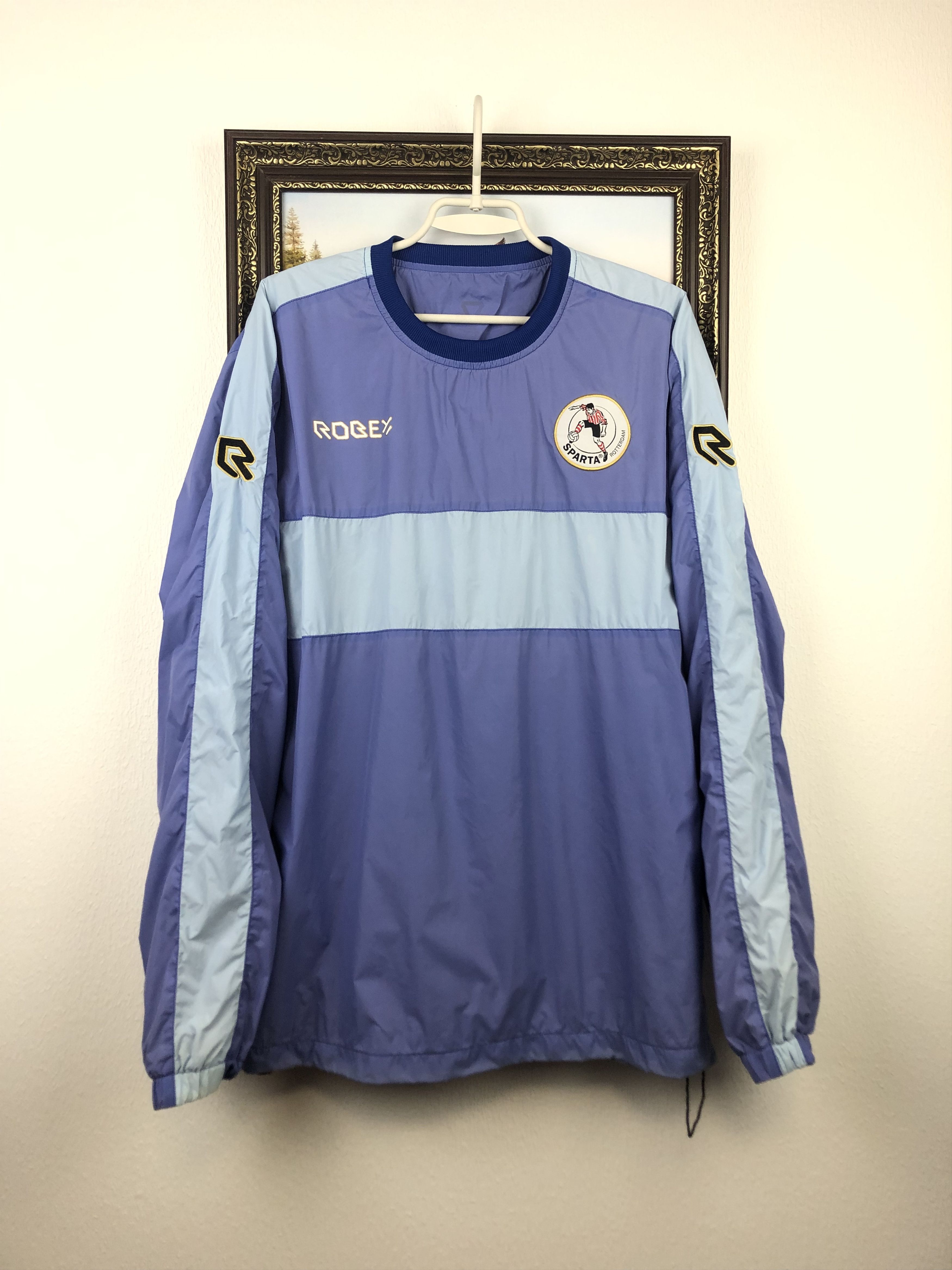Vintage Sparta Rotterdam Jacket Soccer Track Top Windbreaker Train Size US L / EU 52-54 / 3 - 1 Thumbnail