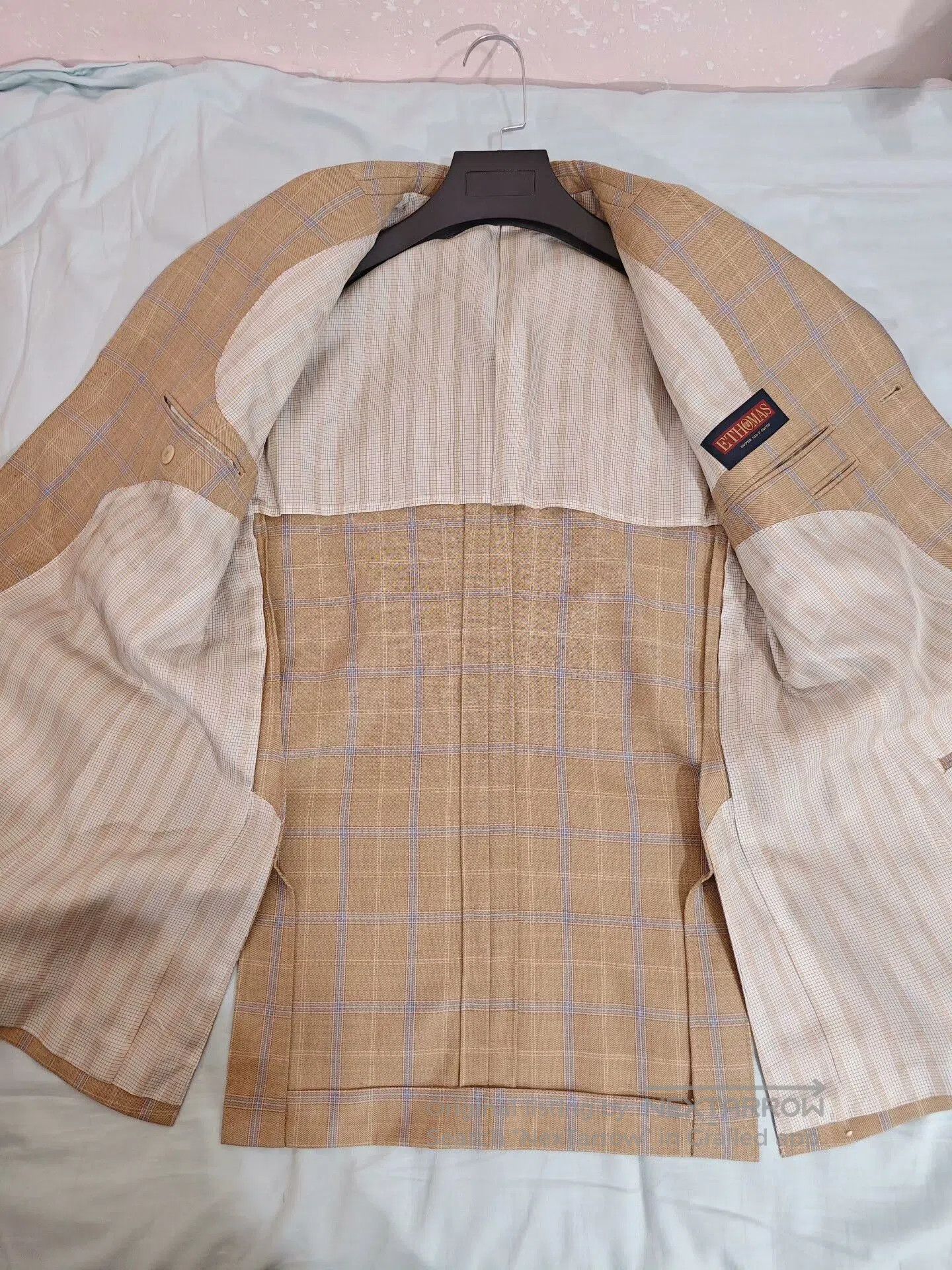 Japanese Brand Italian e. thomas Wool Blend Suit Jacket. Size US M / EU 48-50 / 2 - 6 Thumbnail