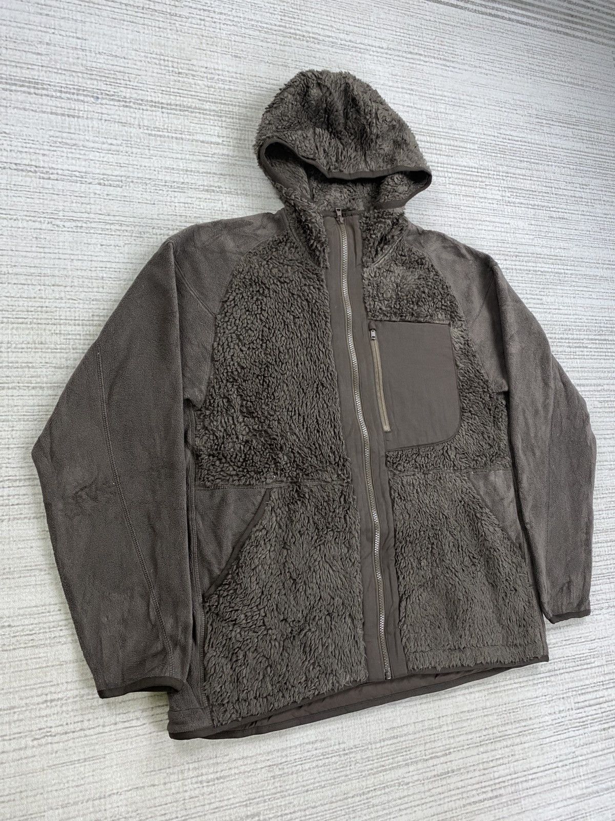 Uniqlo × Vintage × White Mountaineering Vintage Uniqlo White Mountaineering Sherpa Zipper Jacket Size US L / EU 52-54 / 3 - 3 Thumbnail