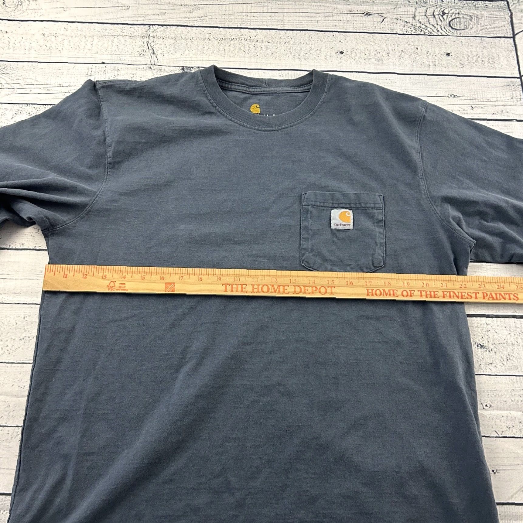 Carhartt Carhartt K126 Original Fit Heavyweight Long Sleeve T Shirt Mens XL Blue Size US XL / EU 56 / 4 - 5 Thumbnail