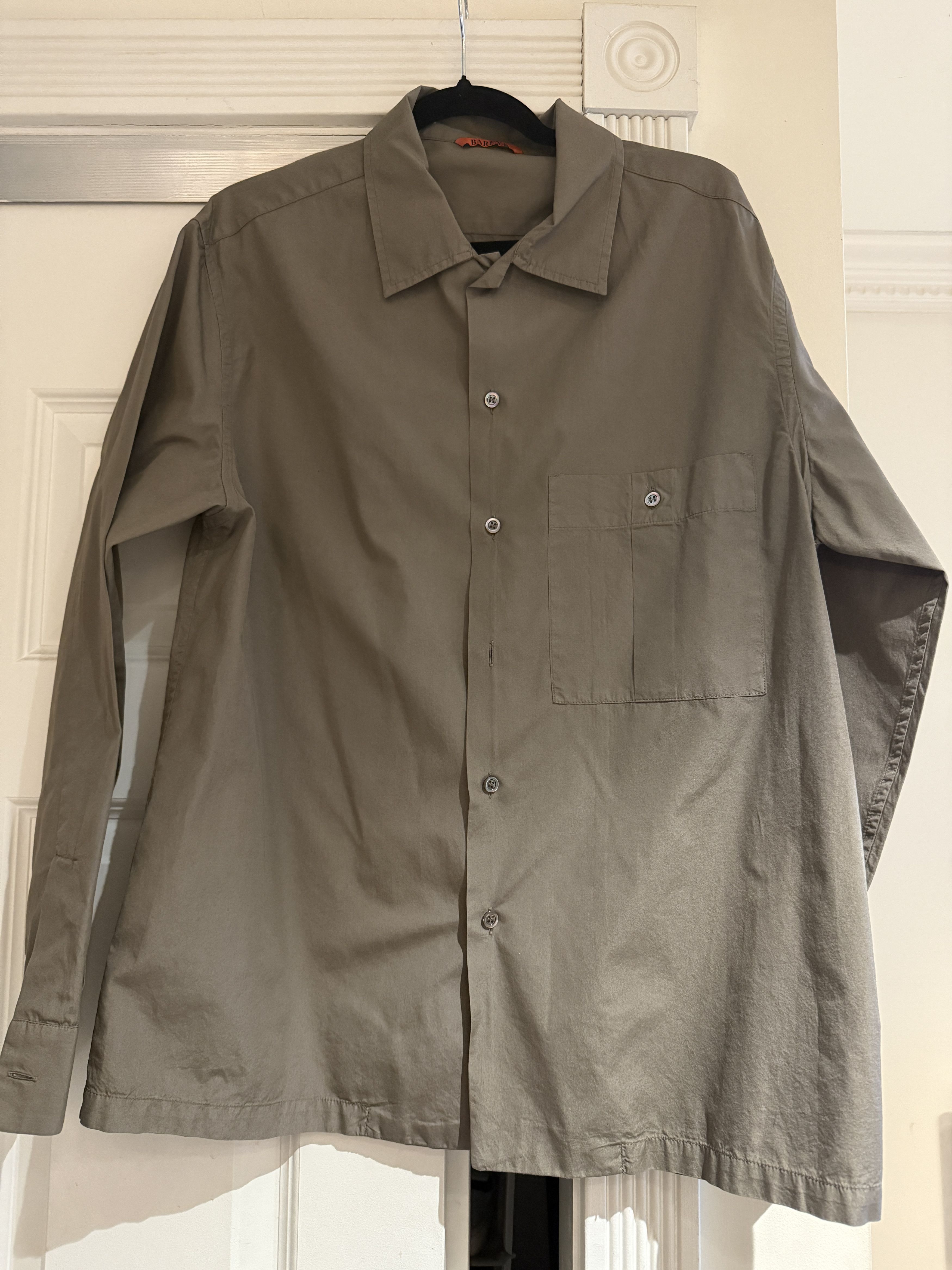 Barena Venezia Barena Overshirt Taupe Cotton Poplin Size 50 - Italian Made Size US M / EU 48-50 / 2 - 1 Thumbnail