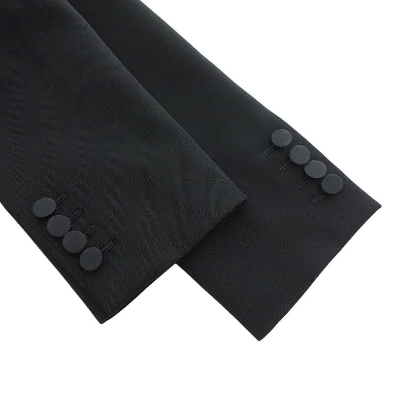Saint Laurent Paris o1bcso1str0924 Tuxedo Jacket in Black Size US XL / EU 56 / 4 - 5 Thumbnail