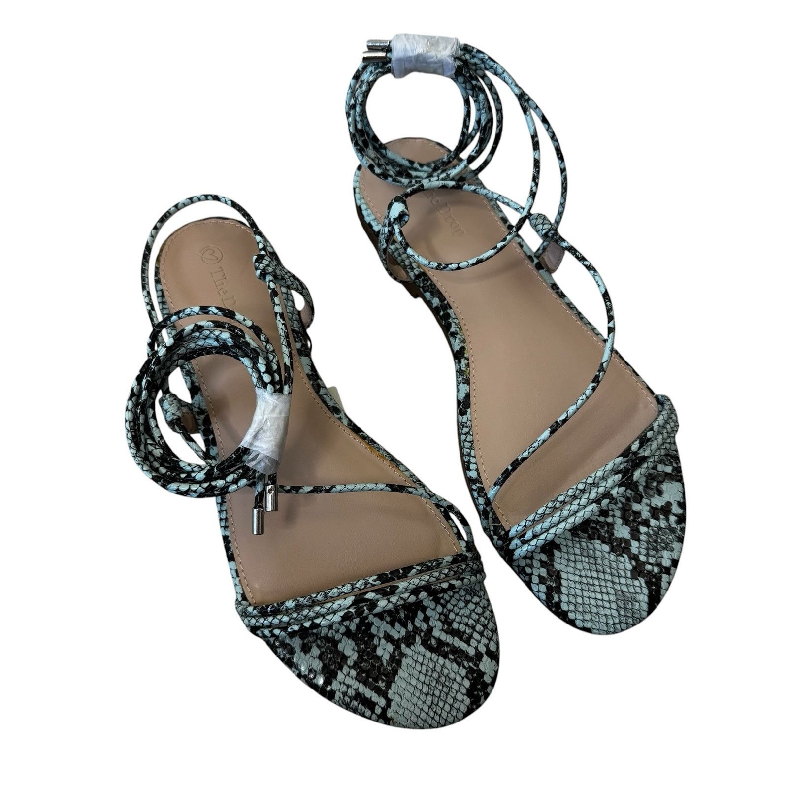 Other THE DROP Samantha Teal Snake Gladiator Strappy Sandal 8.5 Size US 8.5 / IT 38.5 - 3 Thumbnail
