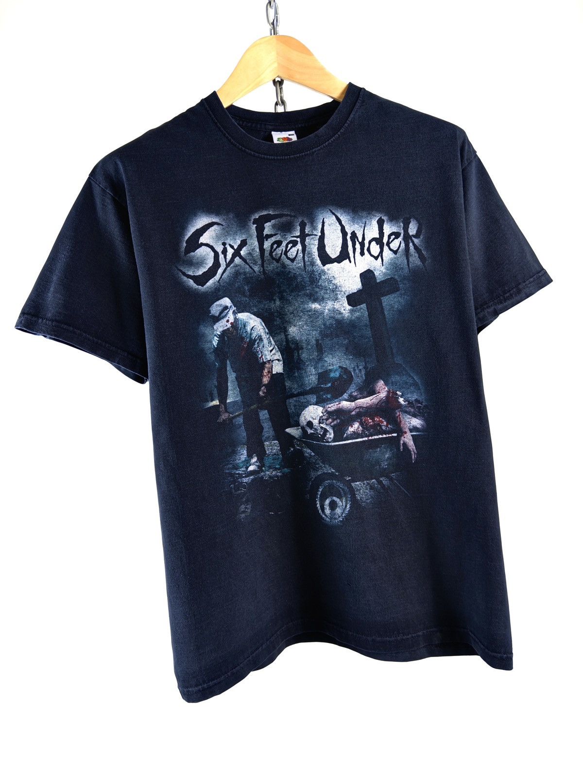 Band Tees 00s Vintage Six Feet Under Dead Meat Death Metal Rock Tee Size US L / EU 52-54 / 3 - 1 Thumbnail