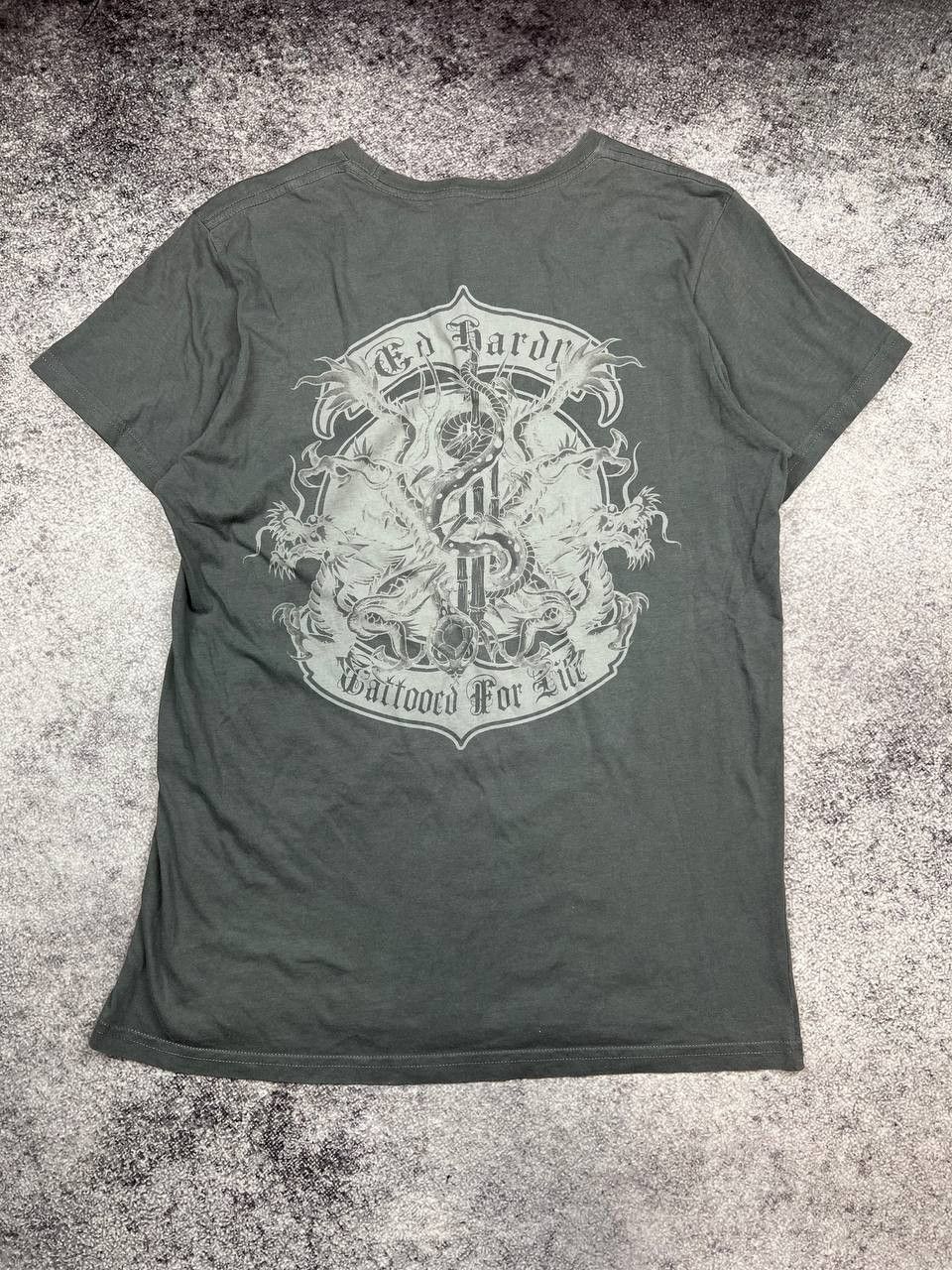 Ed Hardy Ed Hardy Tattooed For Kill T-Shirt Y2K Size US L / EU 52-54 / 3 - 5 Thumbnail