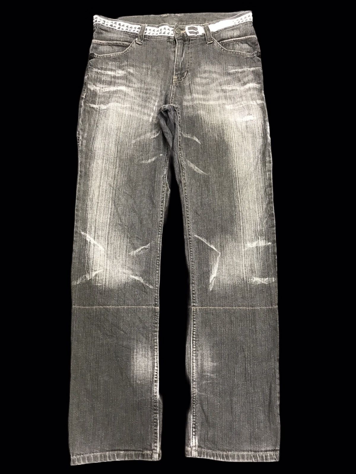 💥ARCHIVAL💥VERY RARE PPFM STAR DESIGN SICK FADES DENIM F347