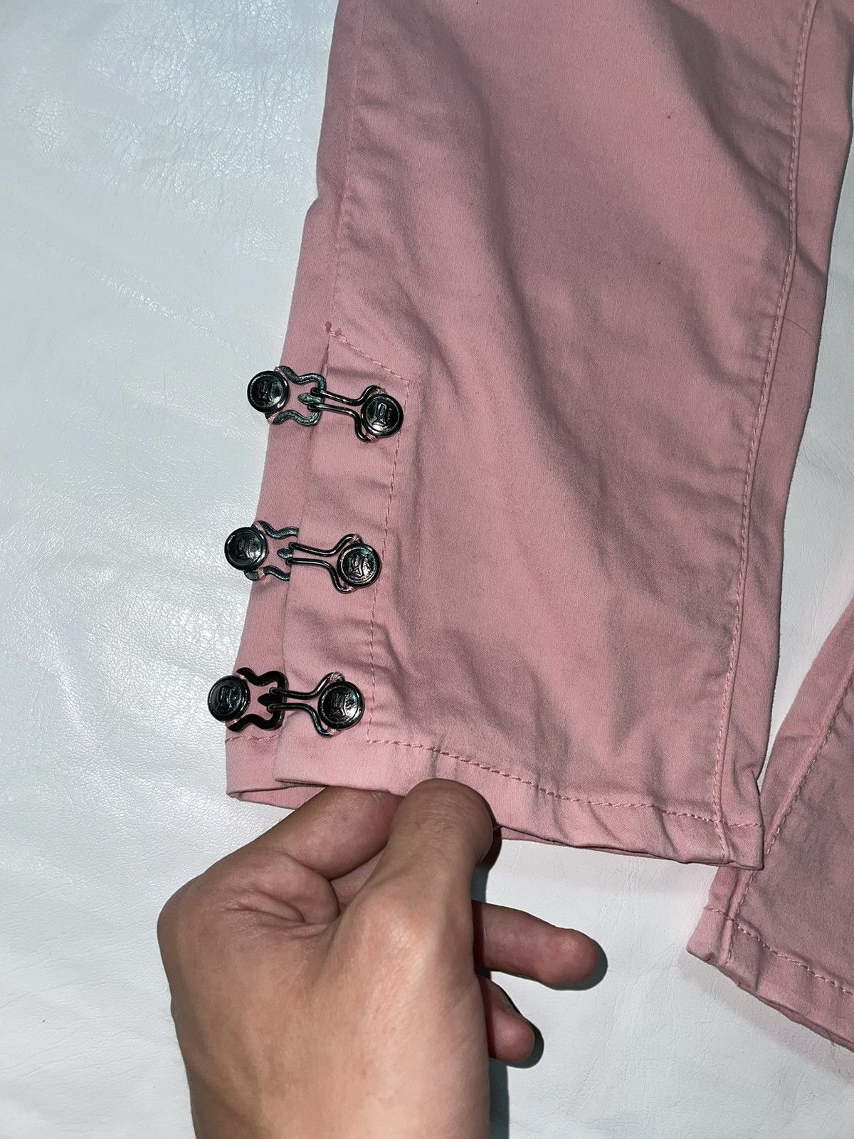 Japanese Brand × John Galliano John Galliano avantgarde pink jeans Size 27" / US 4 / IT 40 - 4 Thumbnail